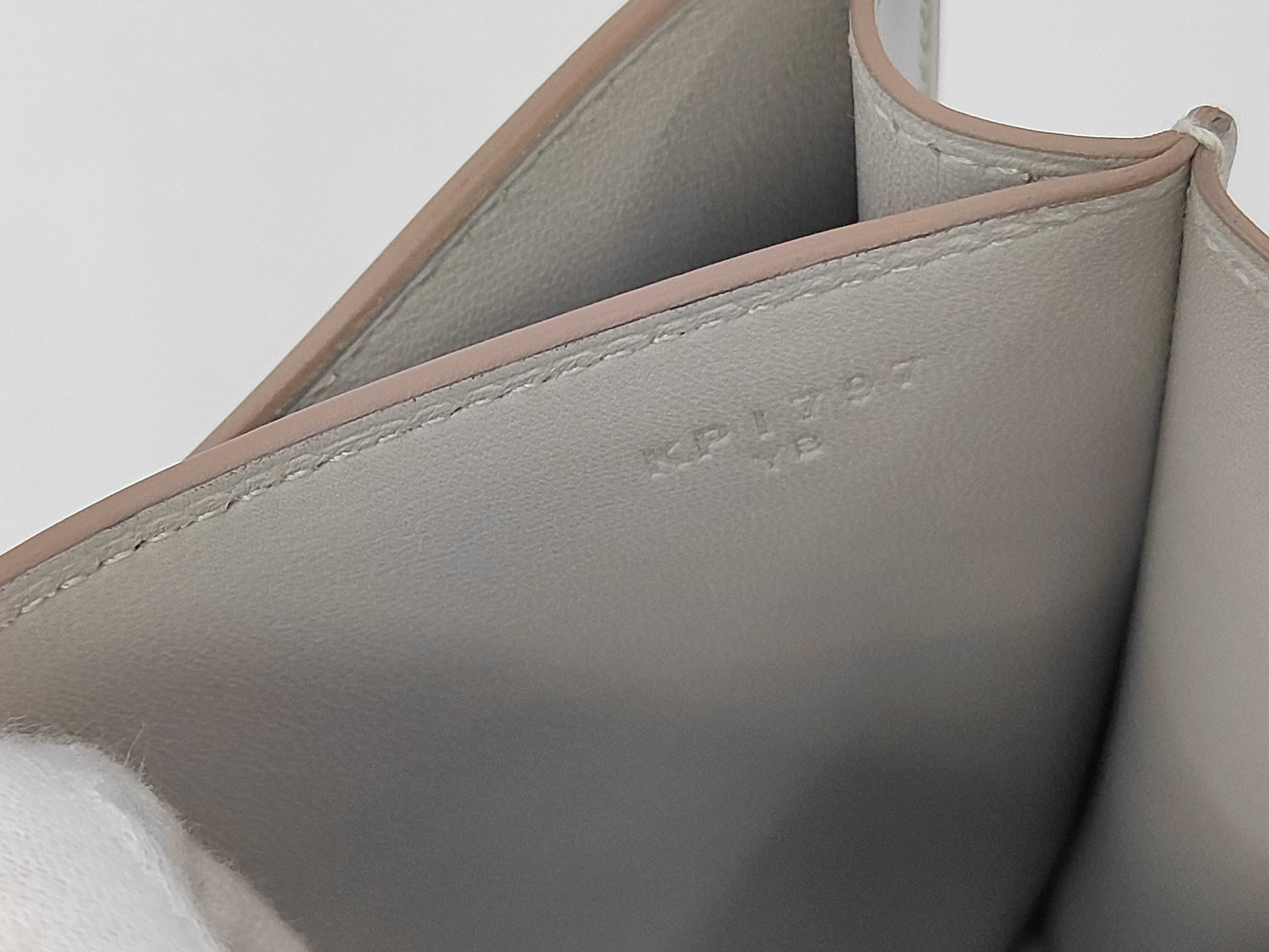 Constance Shoulder Bag with Gold Hardware and K Stamp — view 11