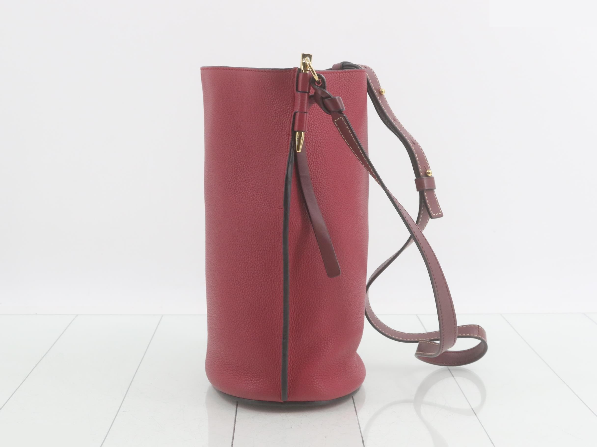 Gate Bucket Bag, Berry Pink — view 4