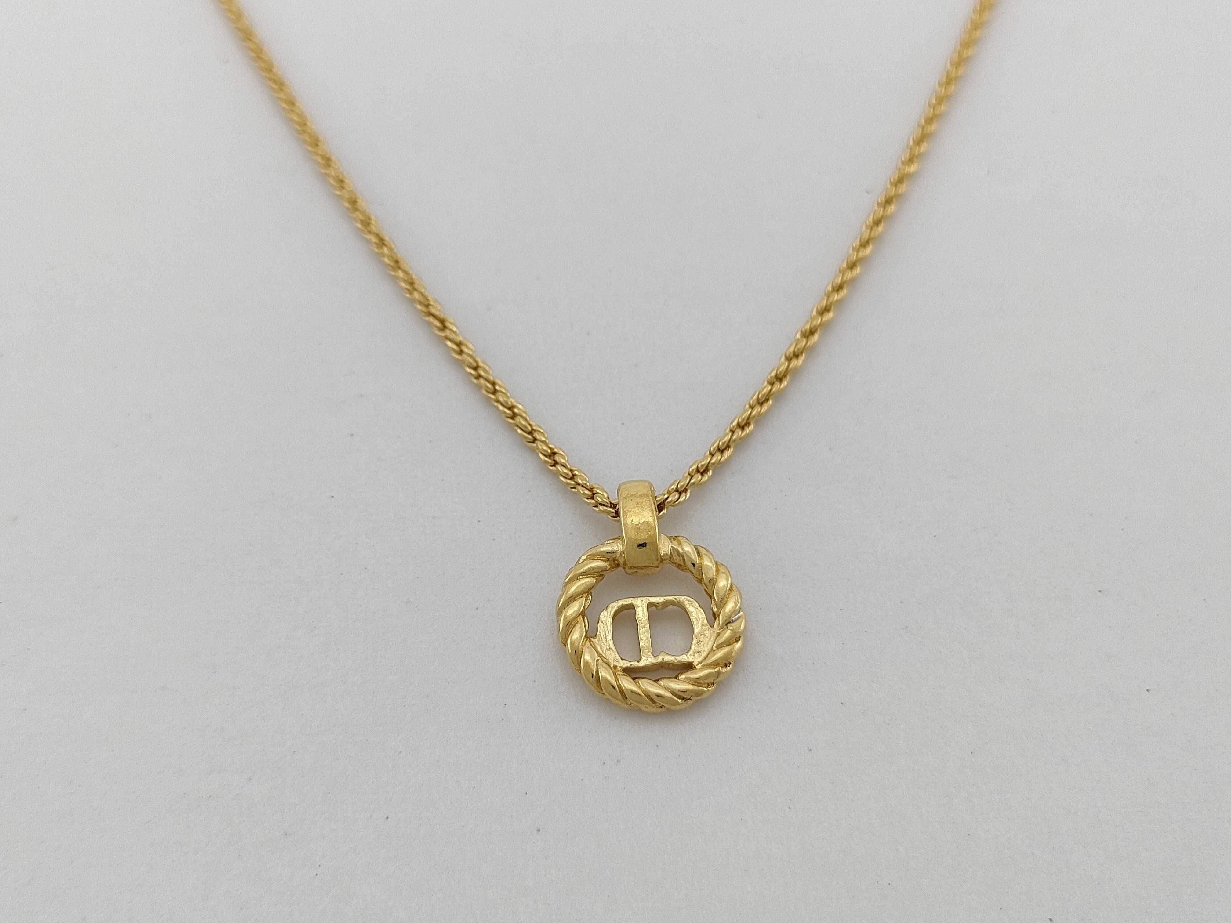 Circle CD Necklace — view 2