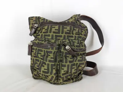 Zucca pattern old shoulder one-shoulder bag