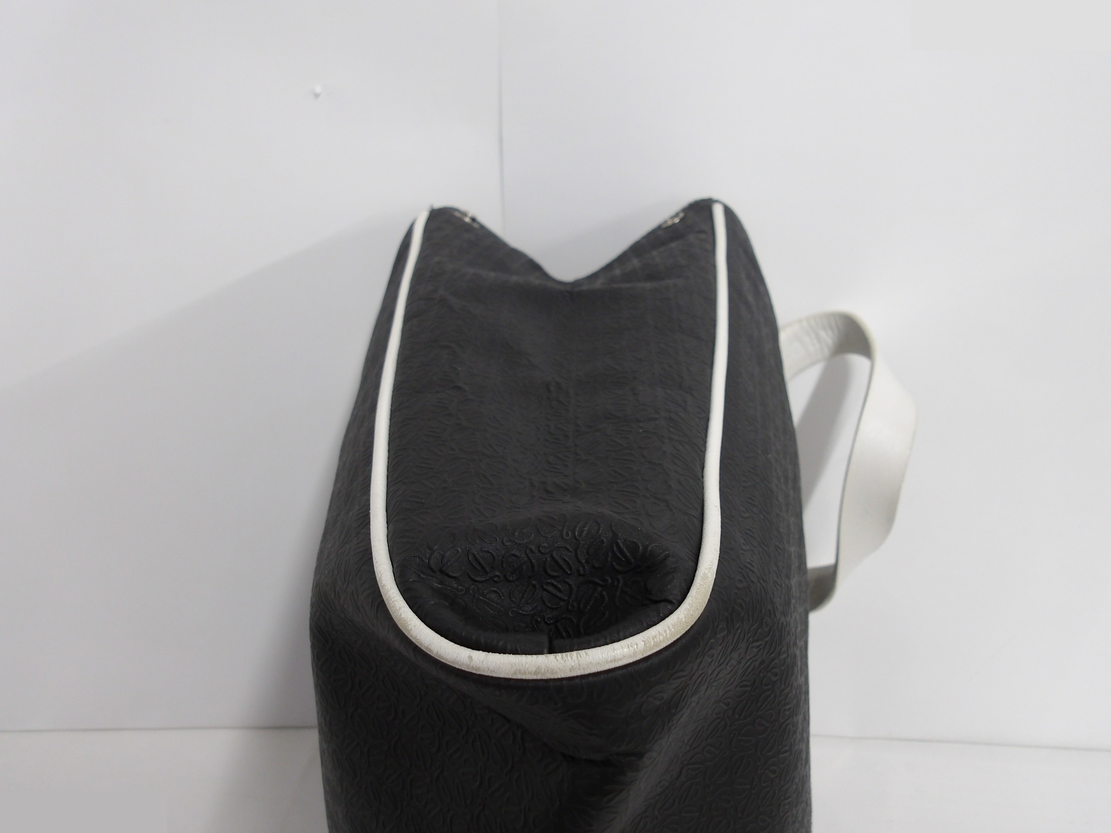 Repeat Anagram Tote Bag/Handbag with Silver Hardware — view 10