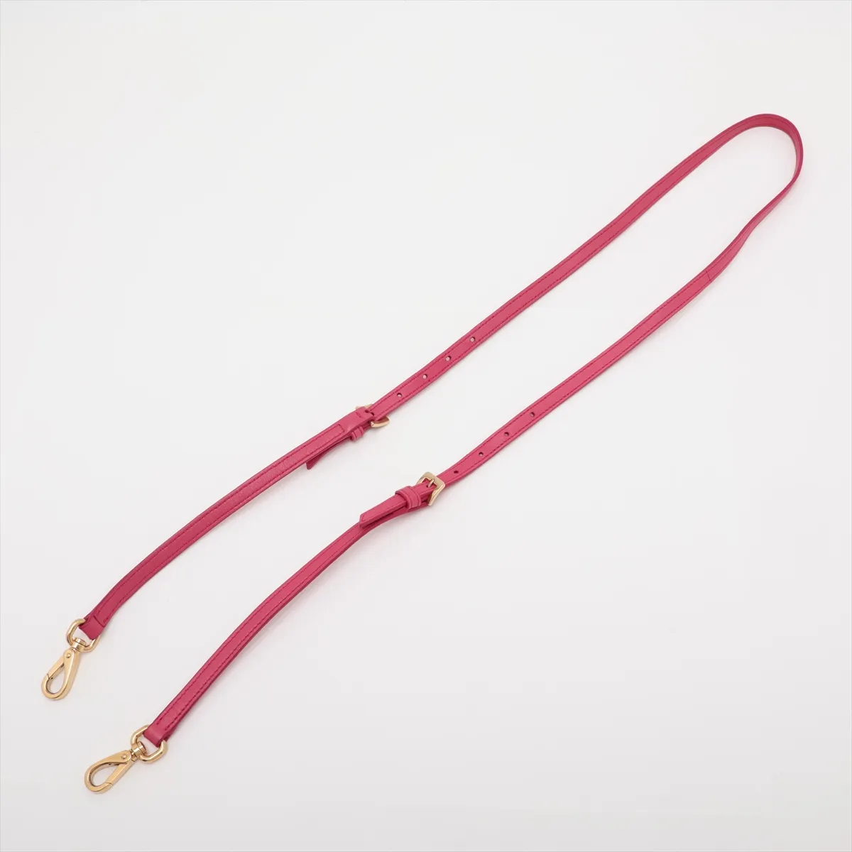 Matelassé Leather Shoulder Bag Pink — view 5