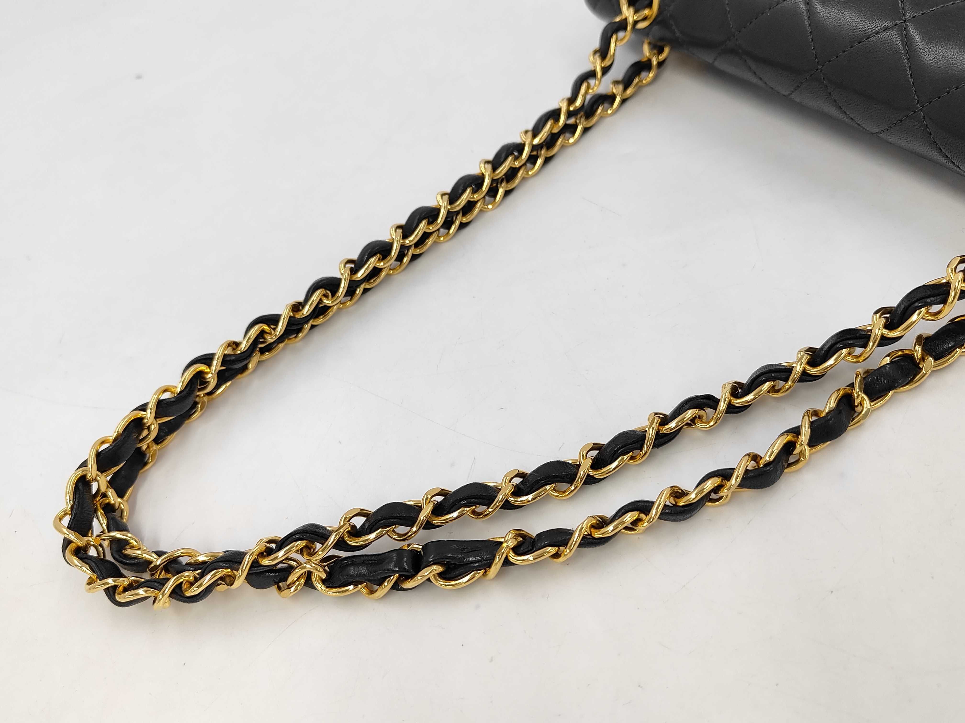 Matelassé 23 Lambskin Double Flap Double Chain Shoulder Bag — view 3