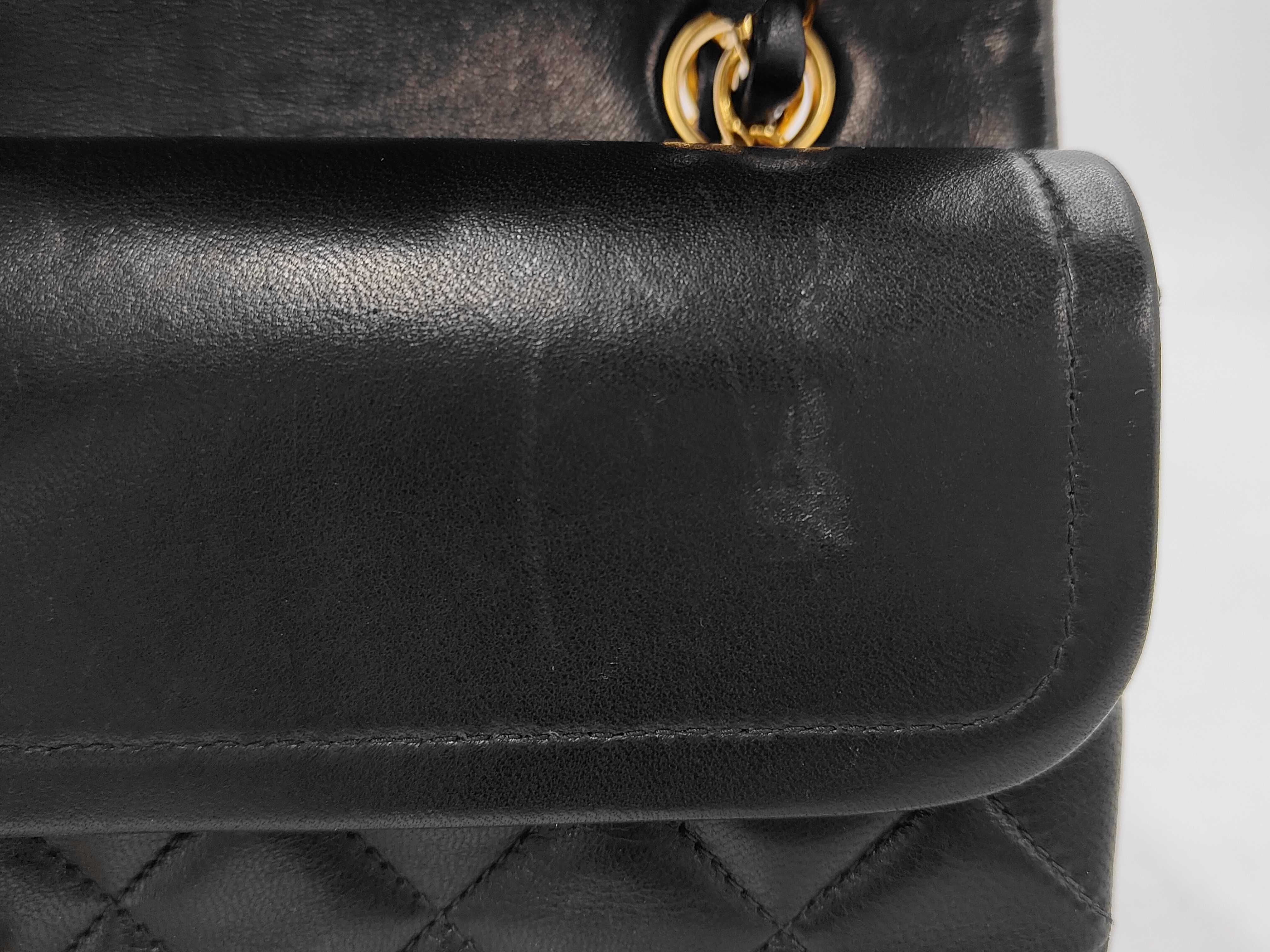 Matelassé 23 Lambskin Double Flap Double Chain Shoulder Bag — view 9