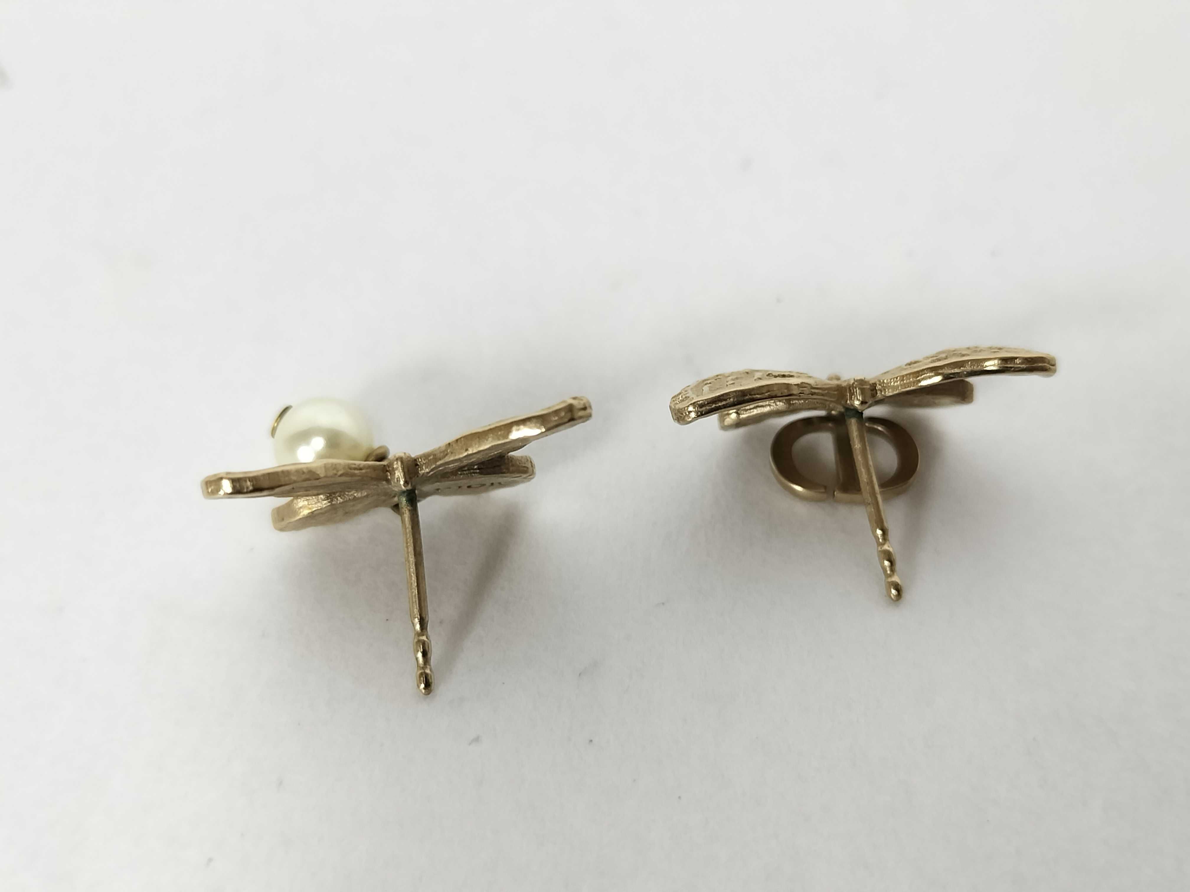 Butterfly/Gold/Earrings — view 5