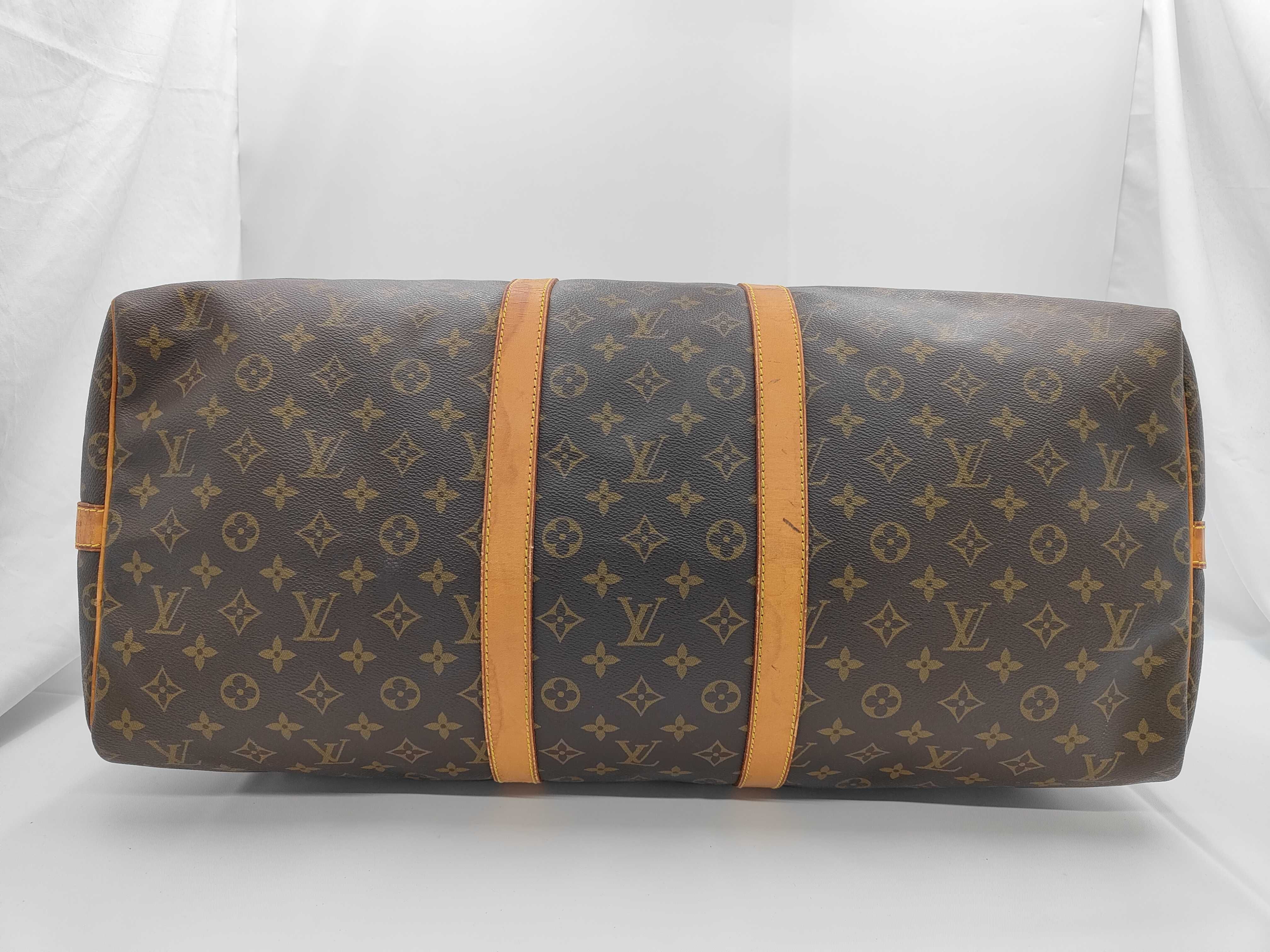 Monogram M41414 Keepall Bandoulière 55 Boston Bag — view 7