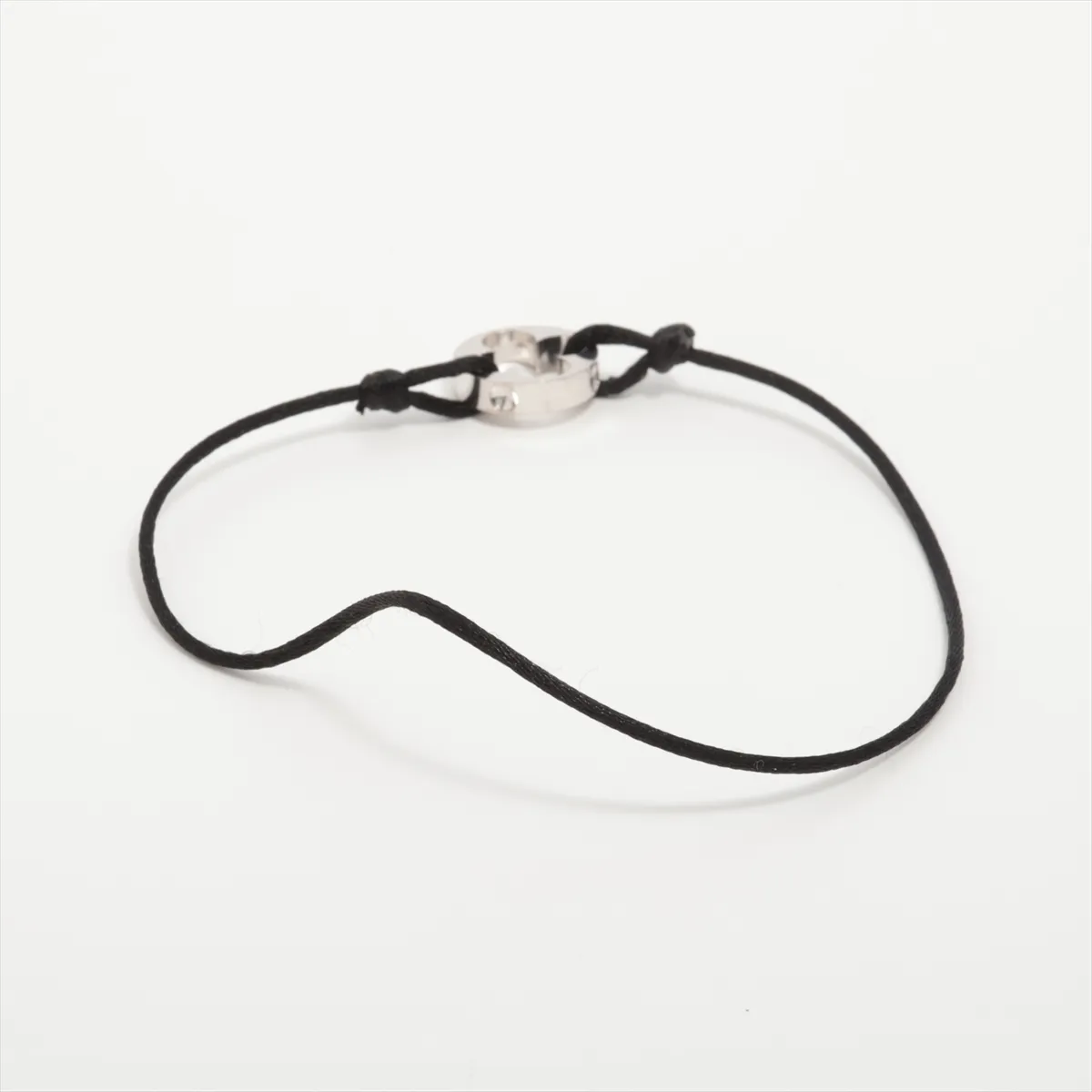 Bracelet Empreinte Cord Bracelet 750 (WG) Total 4.0g H17577 Cord twisting, cord fraying — view 2