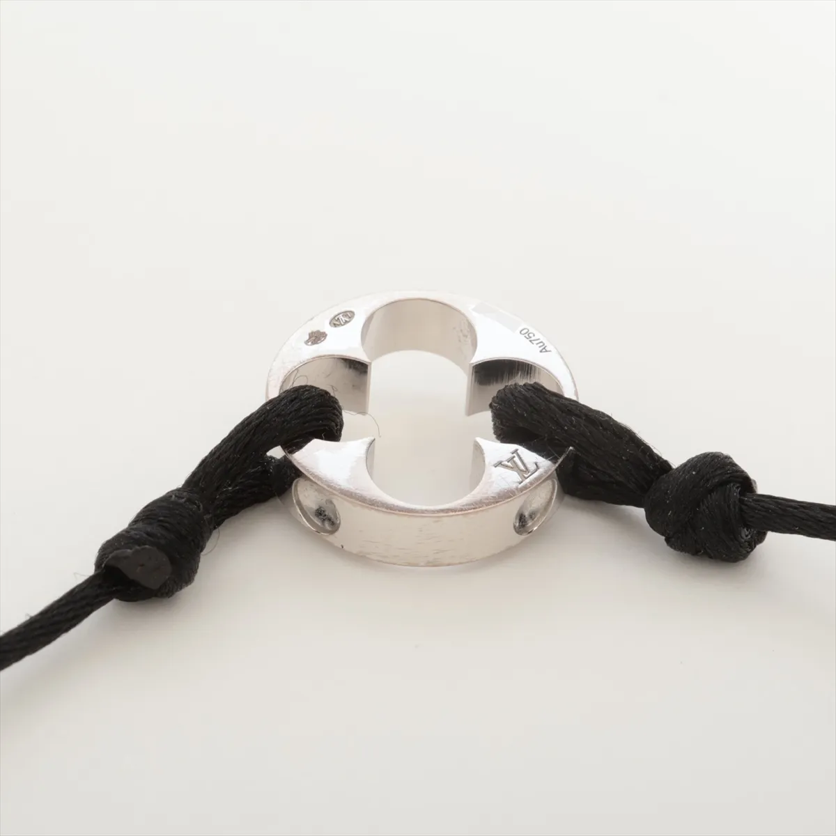Bracelet Empreinte Cord Bracelet 750 (WG) Total 4.0g H17577 Cord twisting, cord fraying — view 4