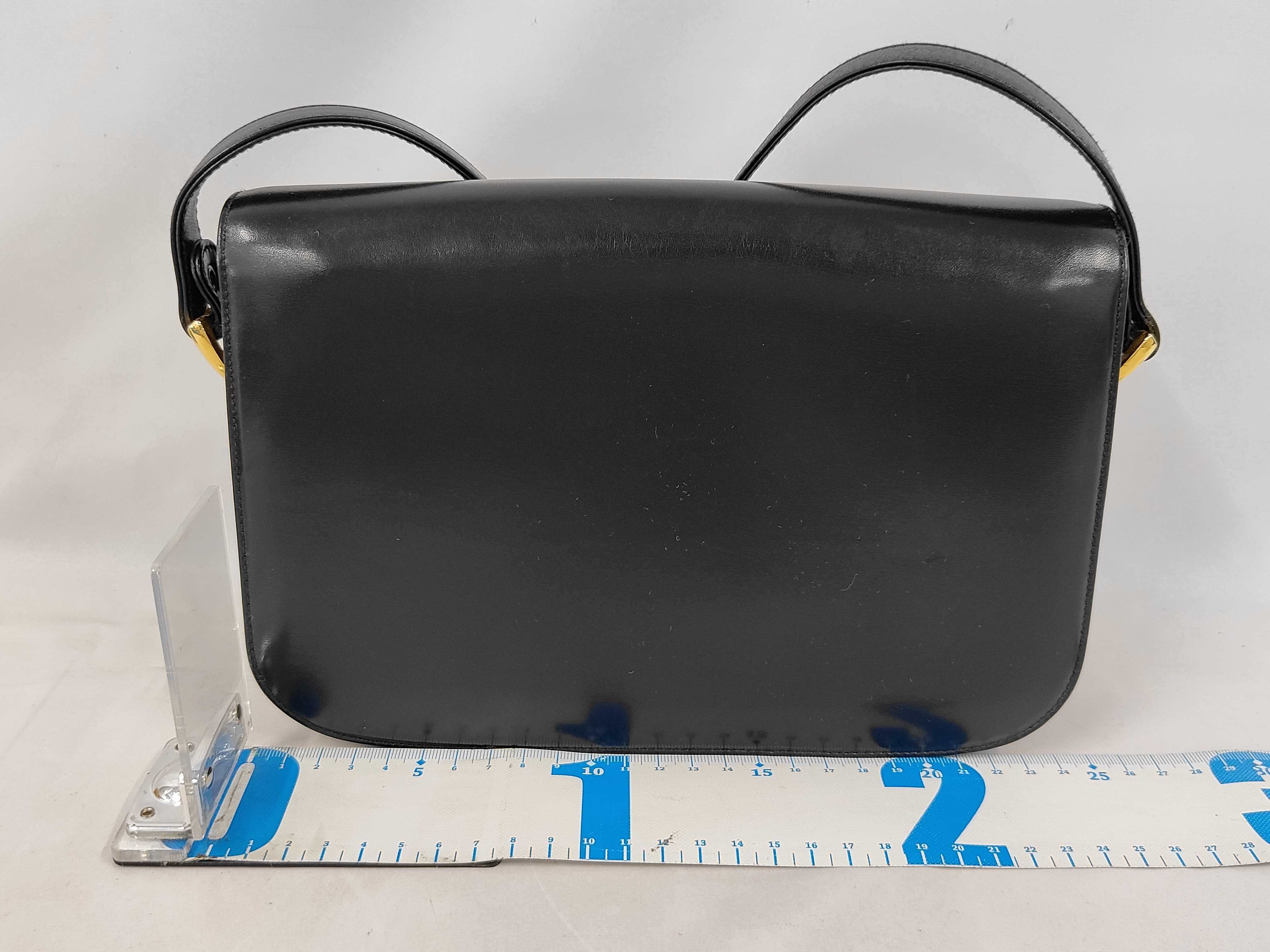 Old Celine Shoulder Bag, Black — view 2
