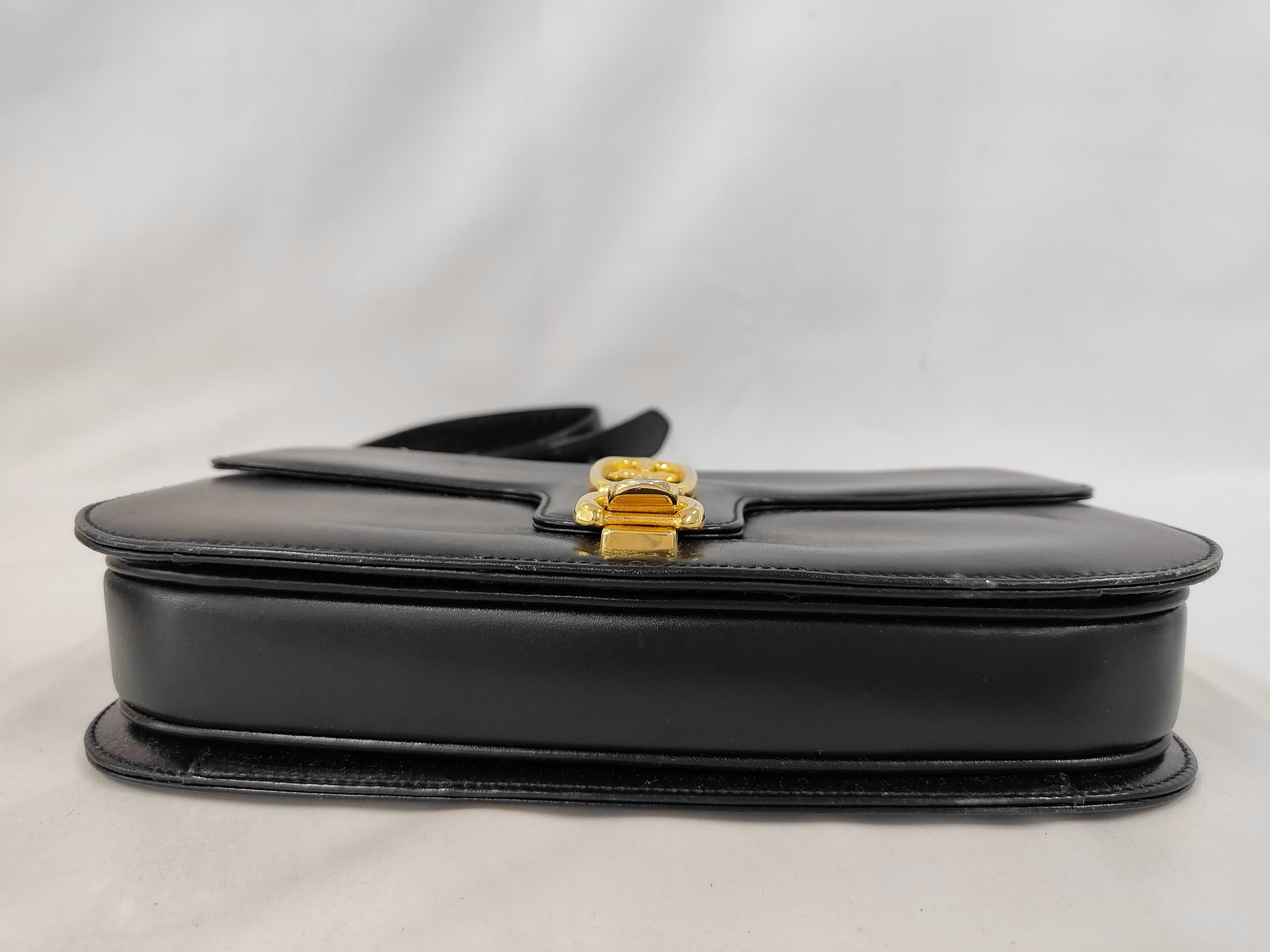 Old Celine Shoulder Bag, Black — view 4