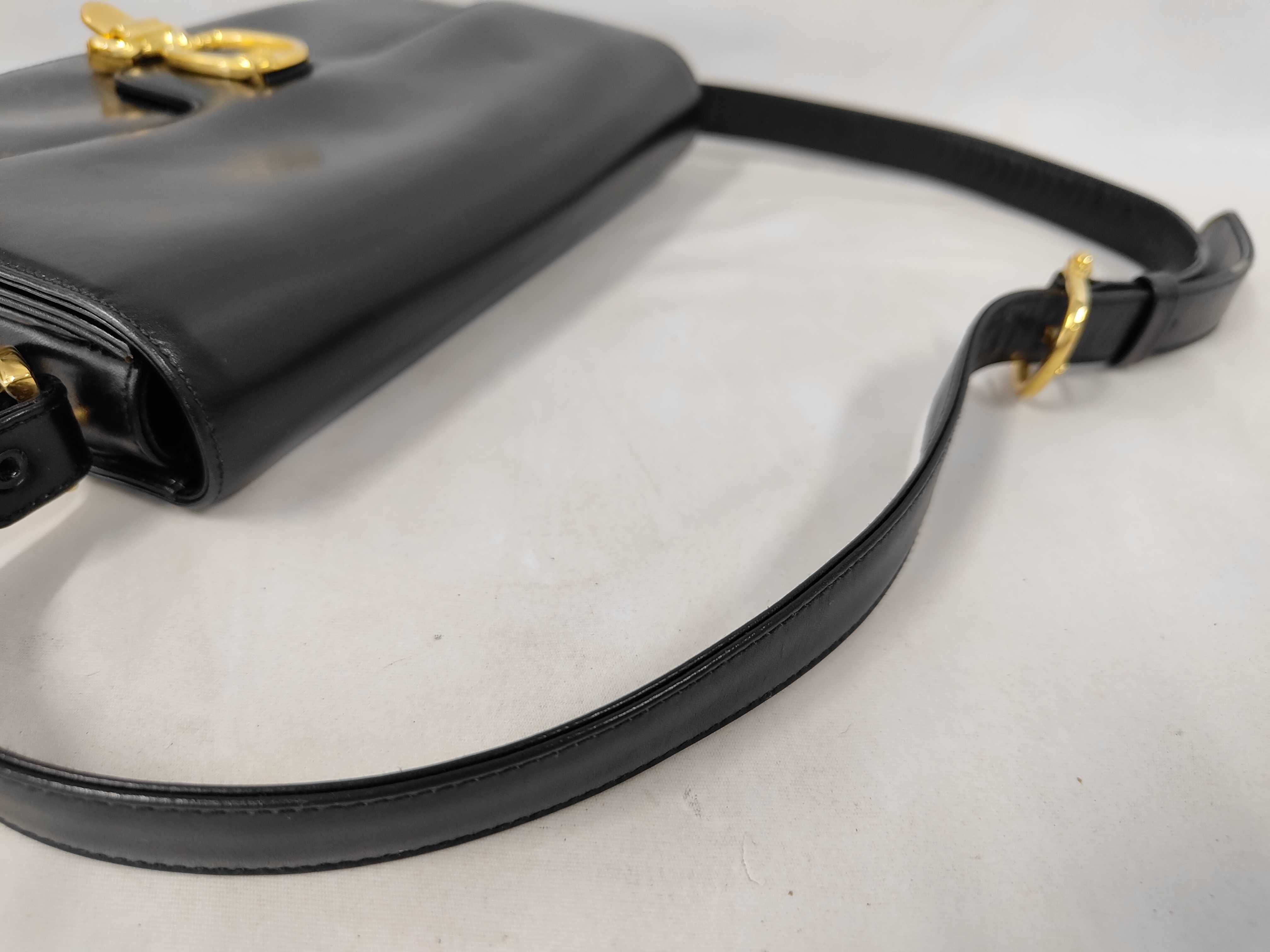 Old Celine Shoulder Bag, Black — view 5