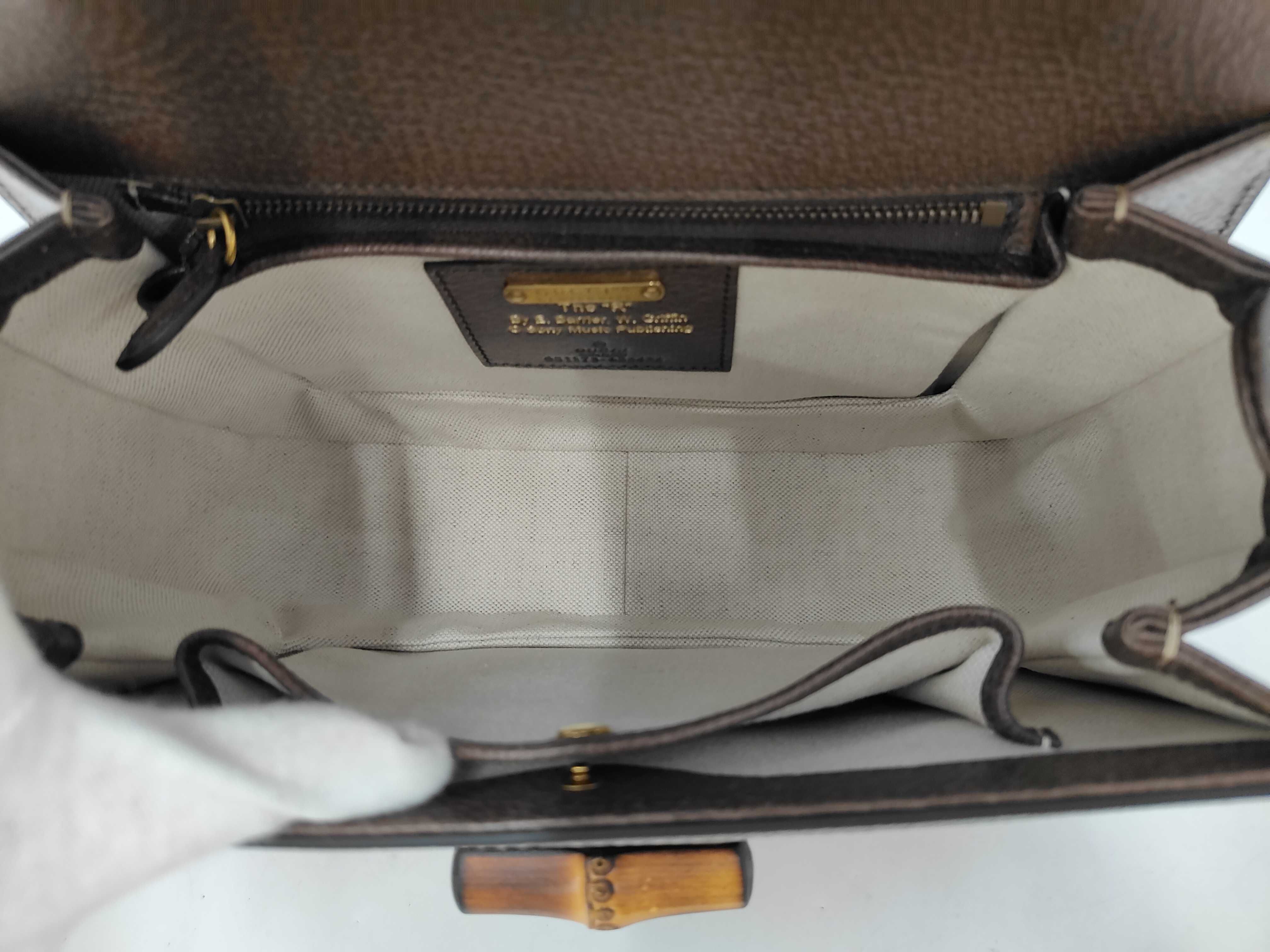 681173 Mirror-equipped Bamboo 2-way Handbag, 100th Anniversary Edition — view 9