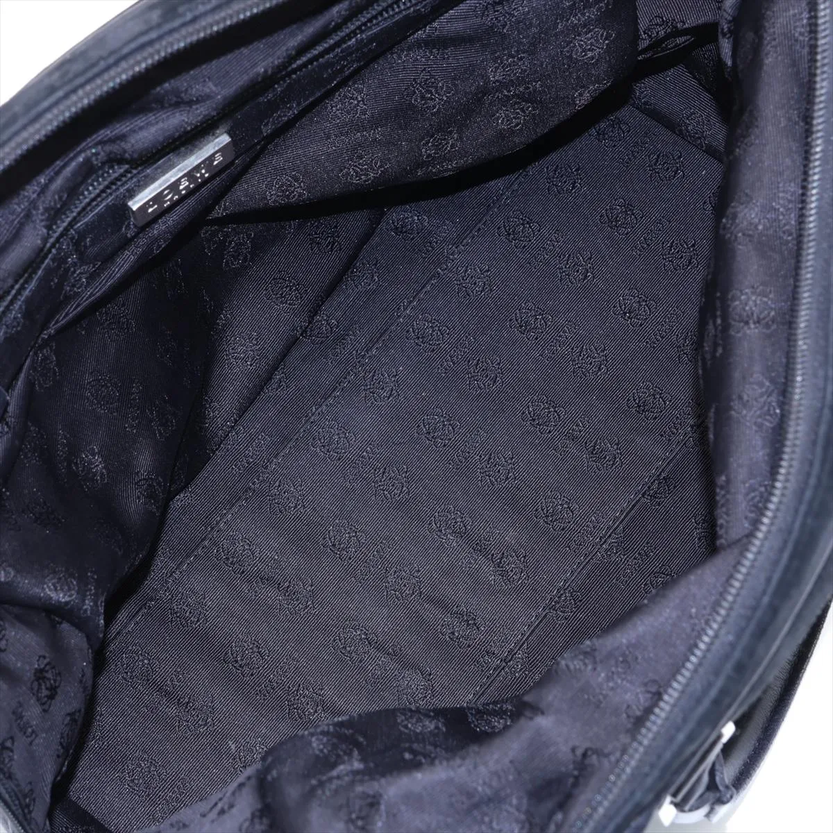Amazona 32 Suede and Leather Handbag, Black — view 7