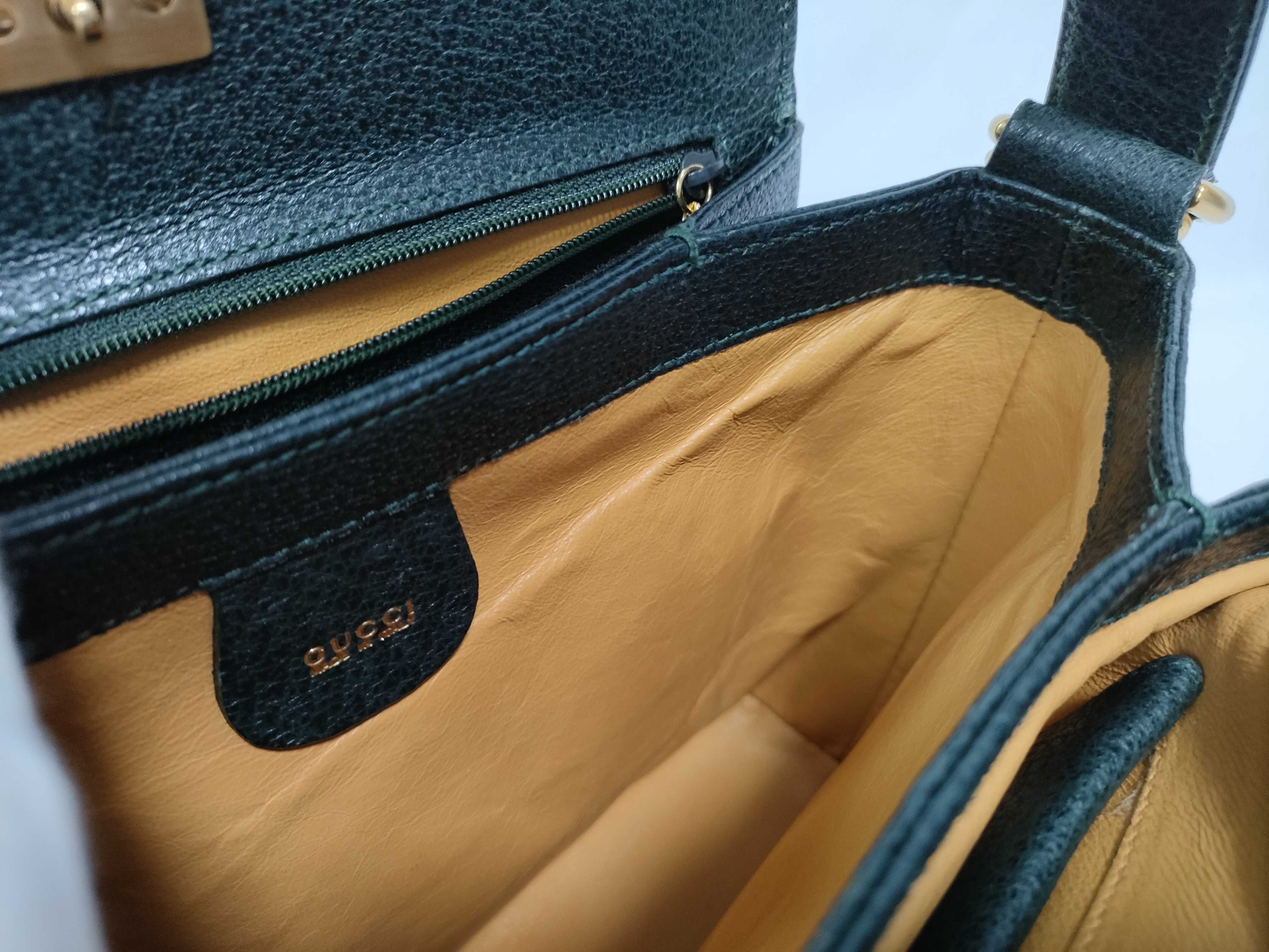Bamboo Turnlock Bag, Green, 000.2048.175, One-Shoulder Bag — view 13