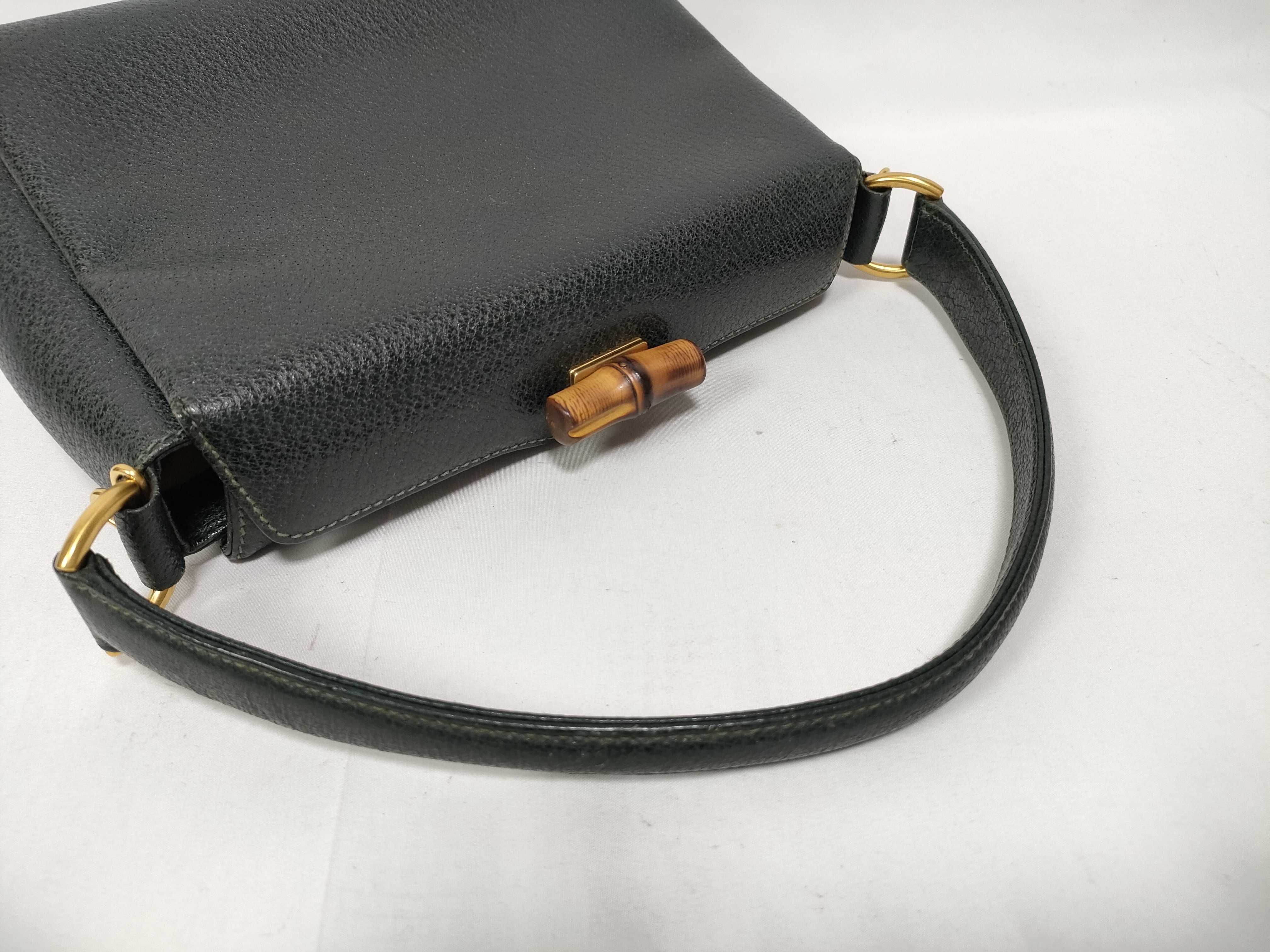 Bamboo Turnlock Bag, Green, 000.2048.175, One-Shoulder Bag — view 9