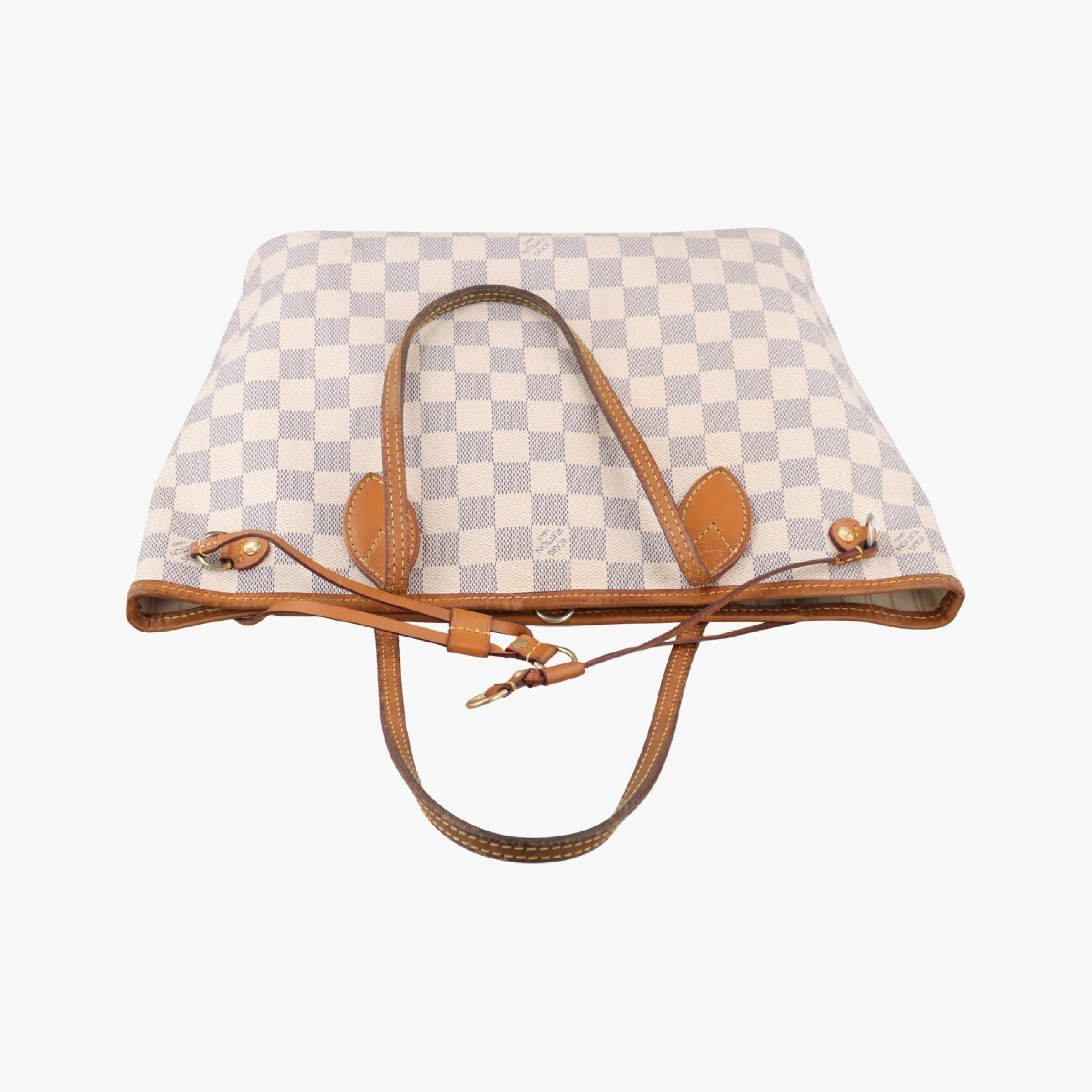 Neverfull MM Azur Damier Canvas N51107 AR0154 Shoulder Bag — view 5