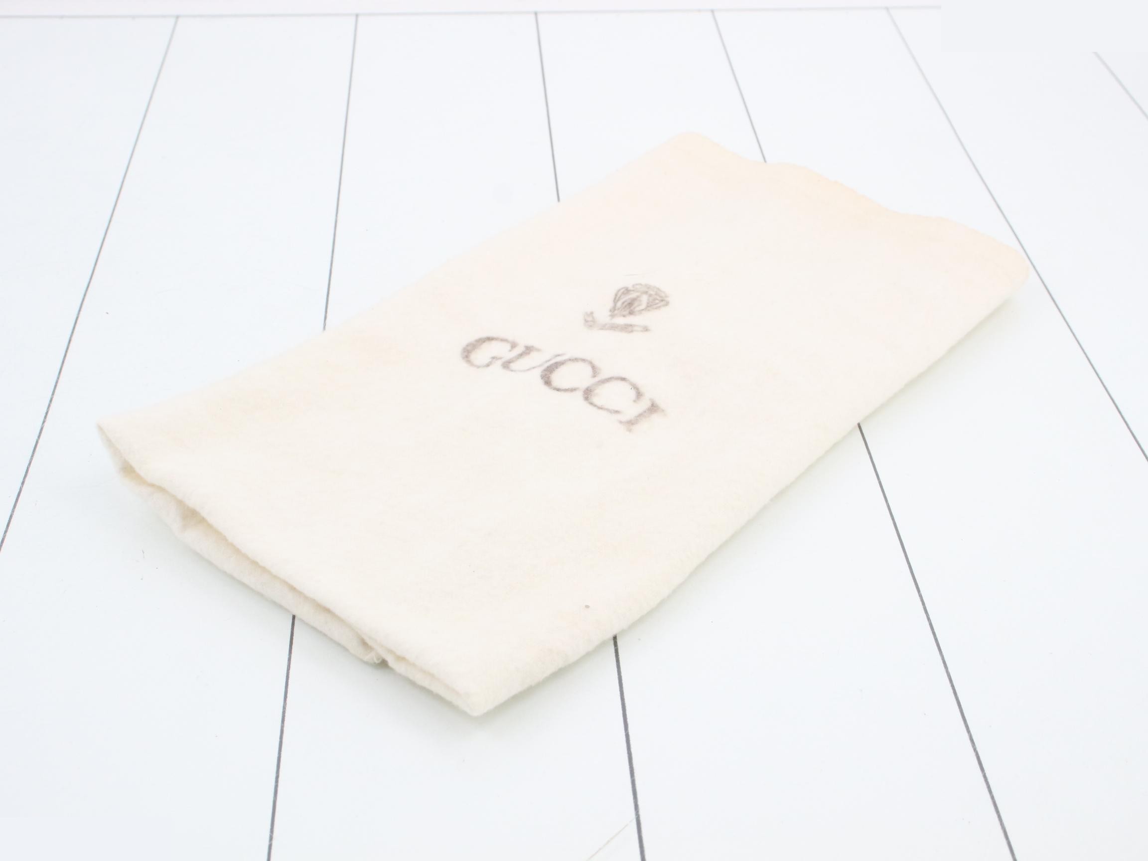 Vintage Gucci leather one-handle handbag, brown. — view 7