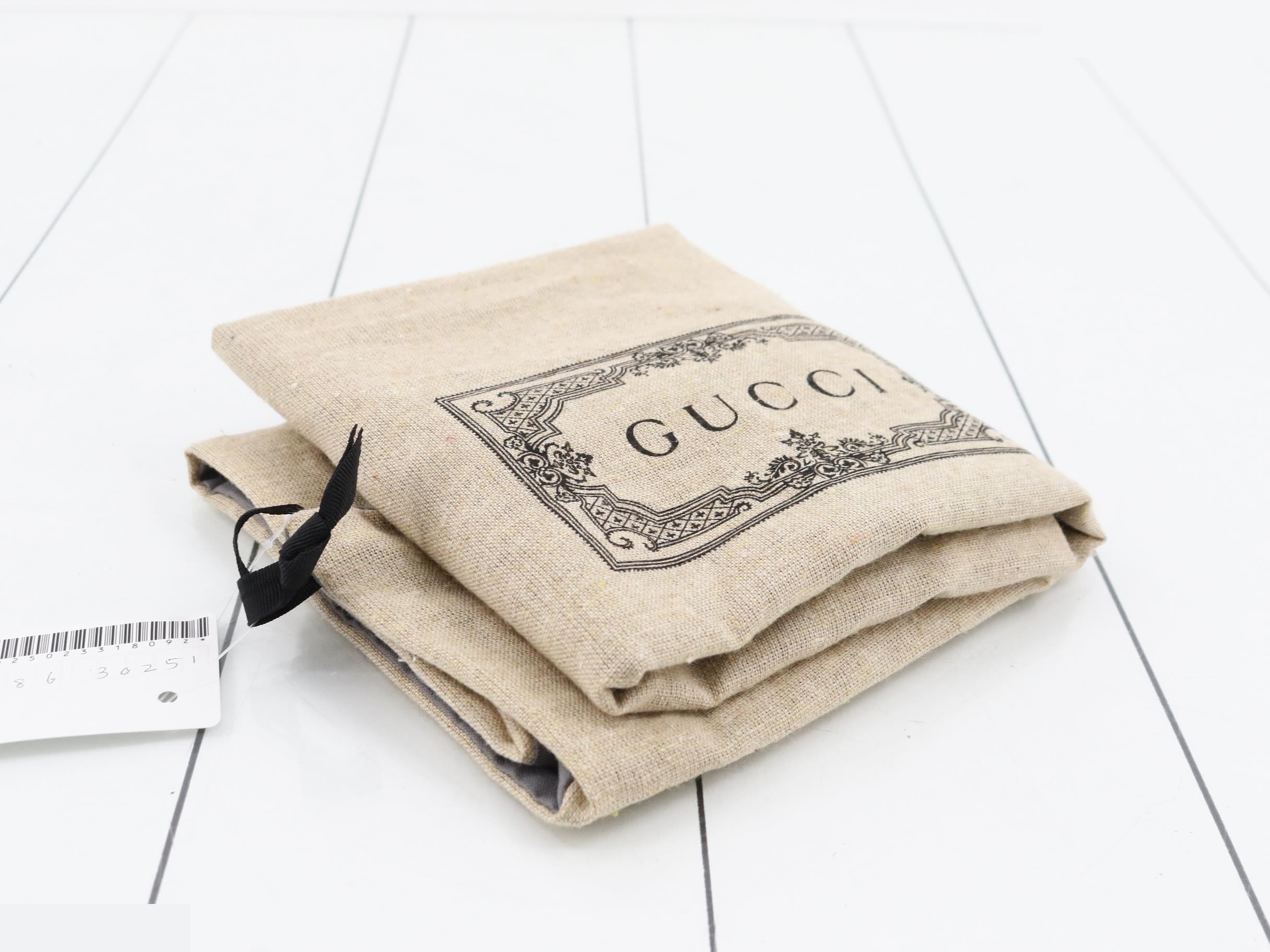 GG Embossed Soft Trunk Shoulder Bag, Black — view 7