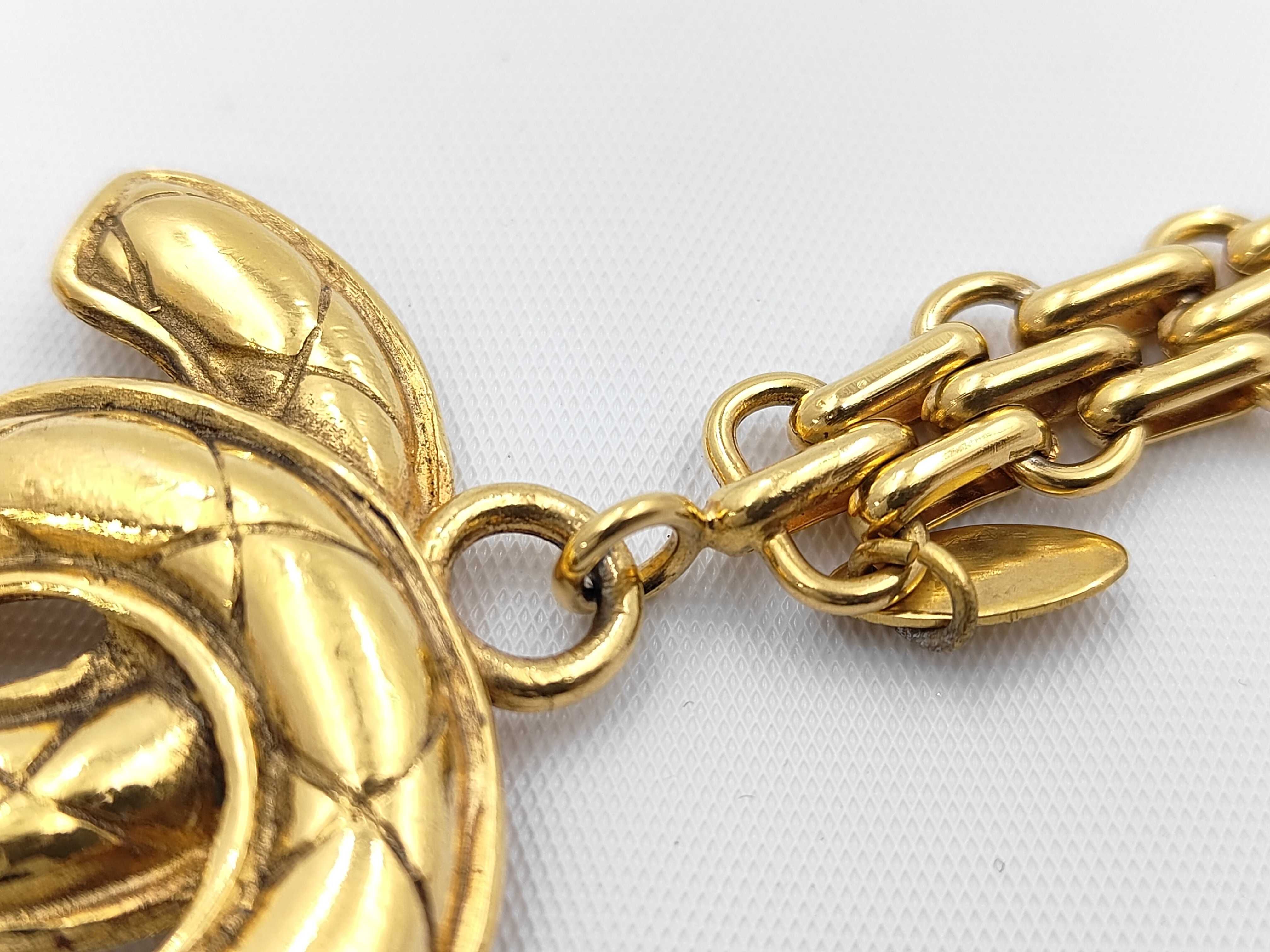 Coco Mark Quilted Keychain Keyring Key Case — view 4
