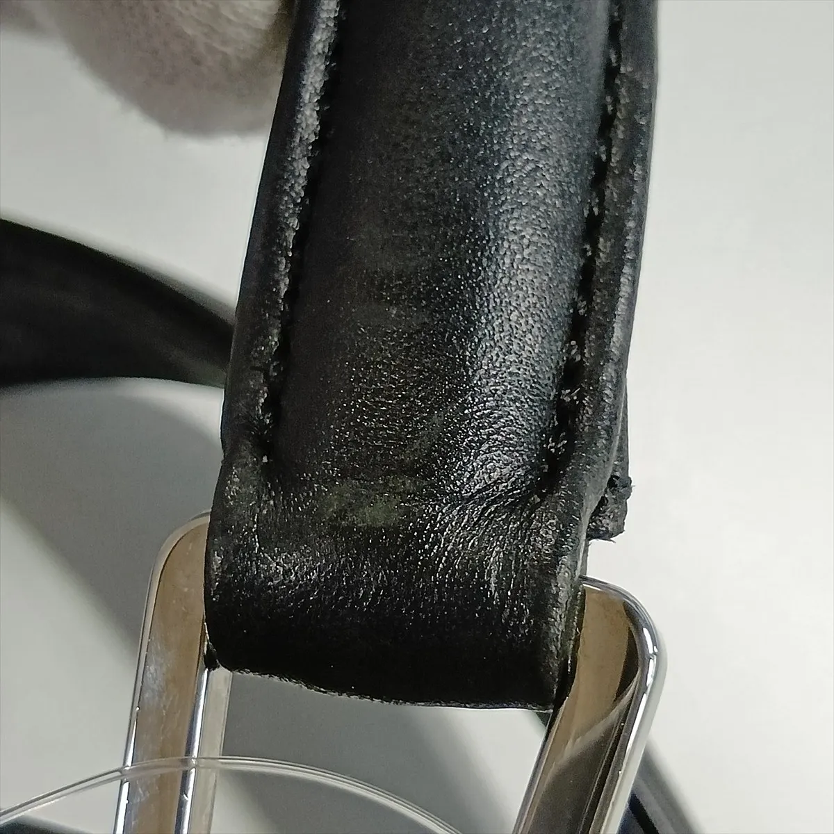 Chocolate Bar Leather Handbag, Black with Silver Hardware, Item No. 7648273 (Serial No. 7) — view 10
