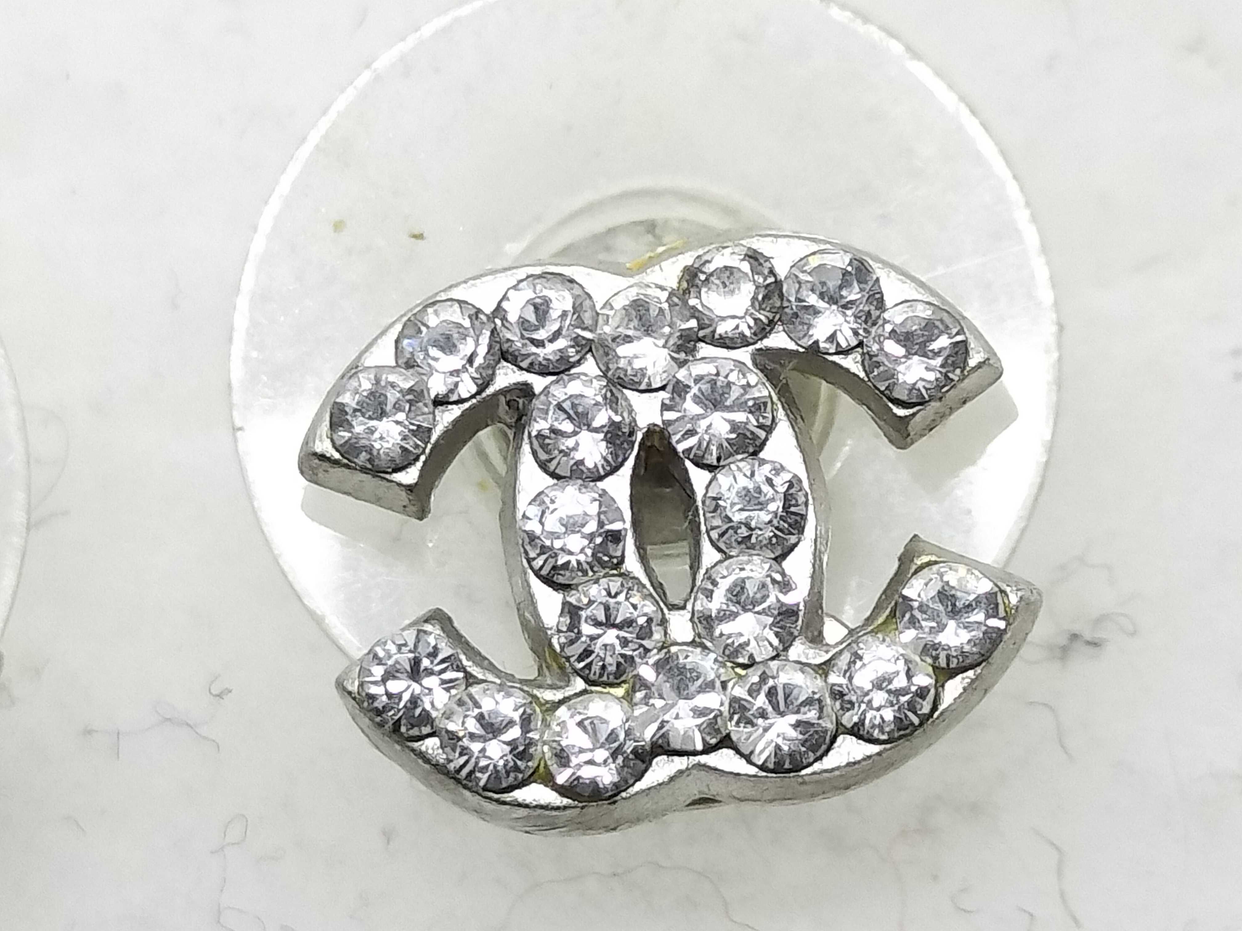 Earrings, Coco Mark, 06P, Rhinestone Earrings — view 2