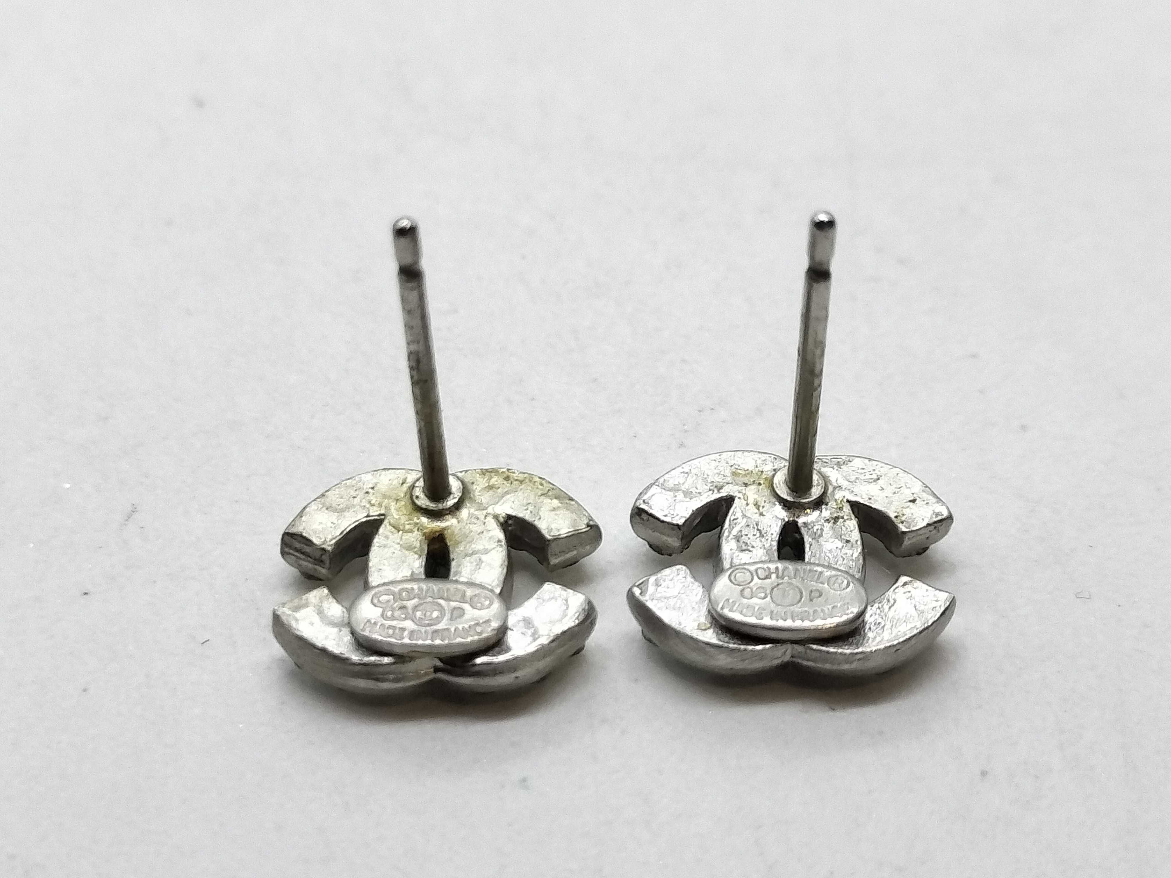 Earrings, Coco Mark, 06P, Rhinestone Earrings — view 5