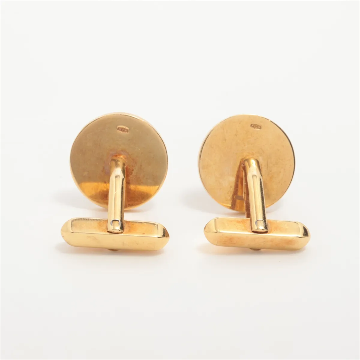 Onyx Cufflinks 750 (YG) 14.2g Onyx Small chip — view 2