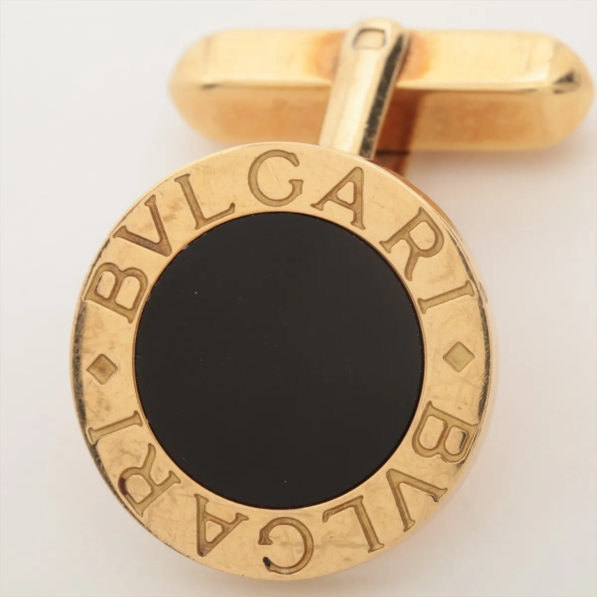 Onyx Cufflinks 750 (YG) 14.2g Onyx Small chip — view 3