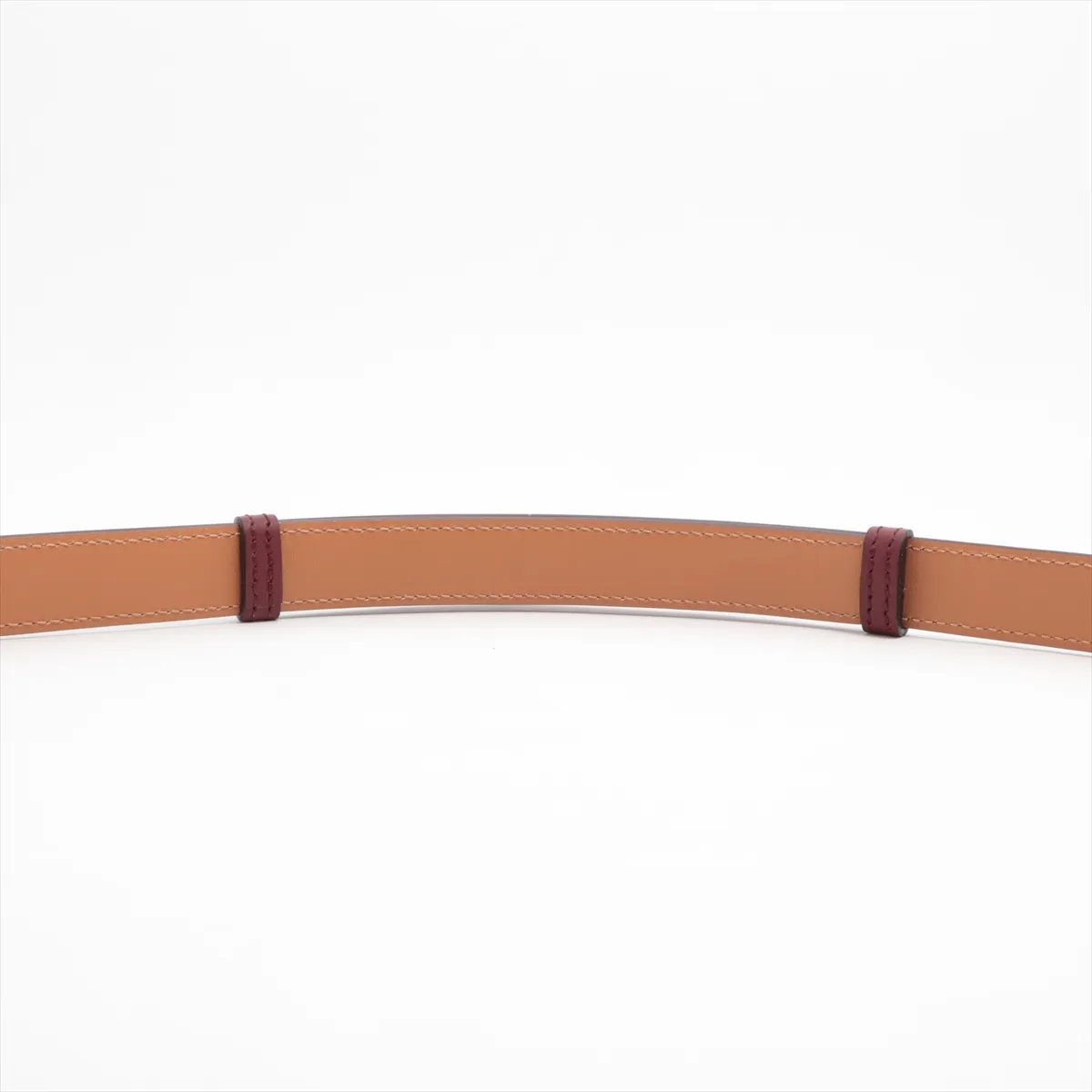 A: 2017 Belt S Leather x Metal Bordeaux x Brown — view 4