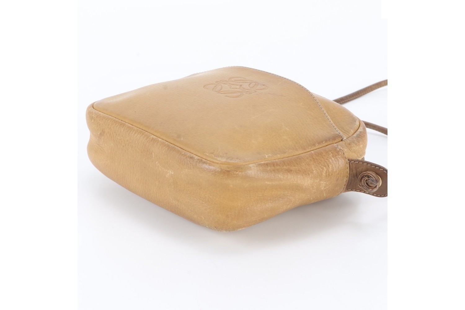 Anagram Leather Shoulder Bag (Crossbody) — view 4