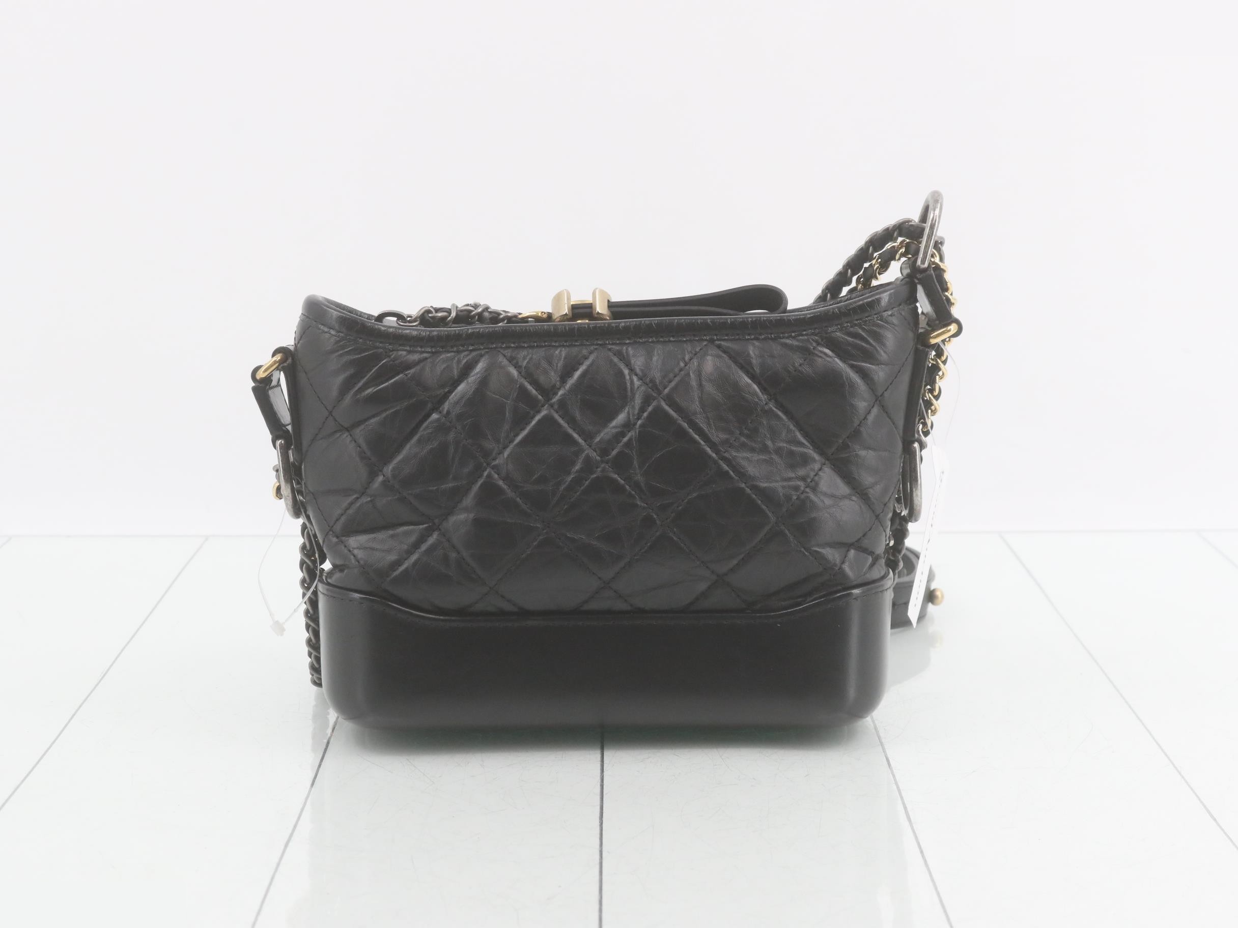 Gabrielle de Chanel Leather Charm Chain Shoulder Bag — view 2