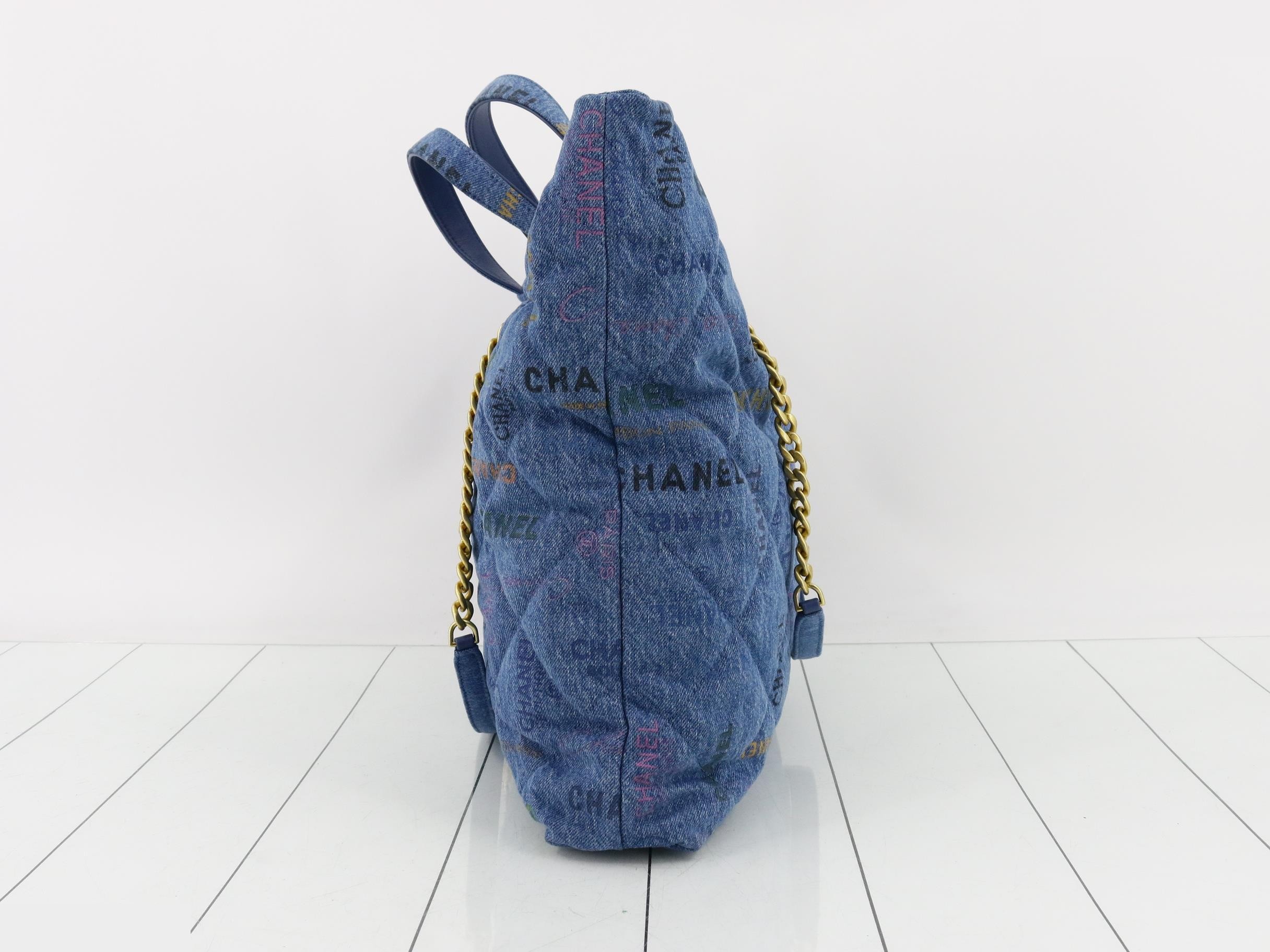 Denim Coco Mark 2-Way Shoulder Bag — view 3