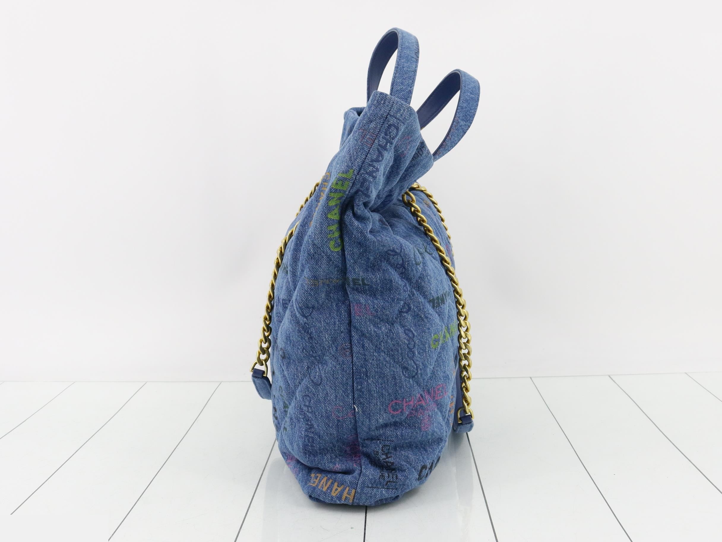 Denim Coco Mark 2-Way Shoulder Bag — view 4