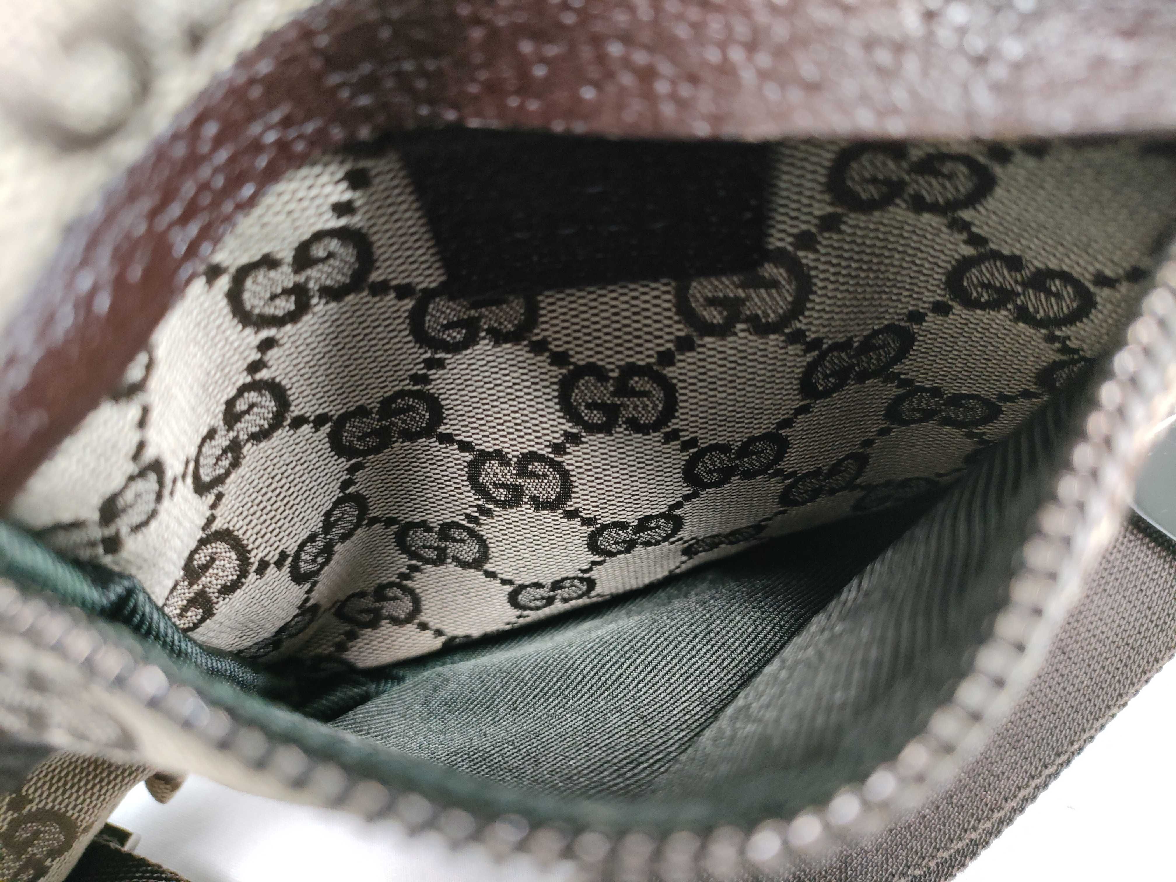 GG Canvas Waist Bag, Brown, 28566 — view 11