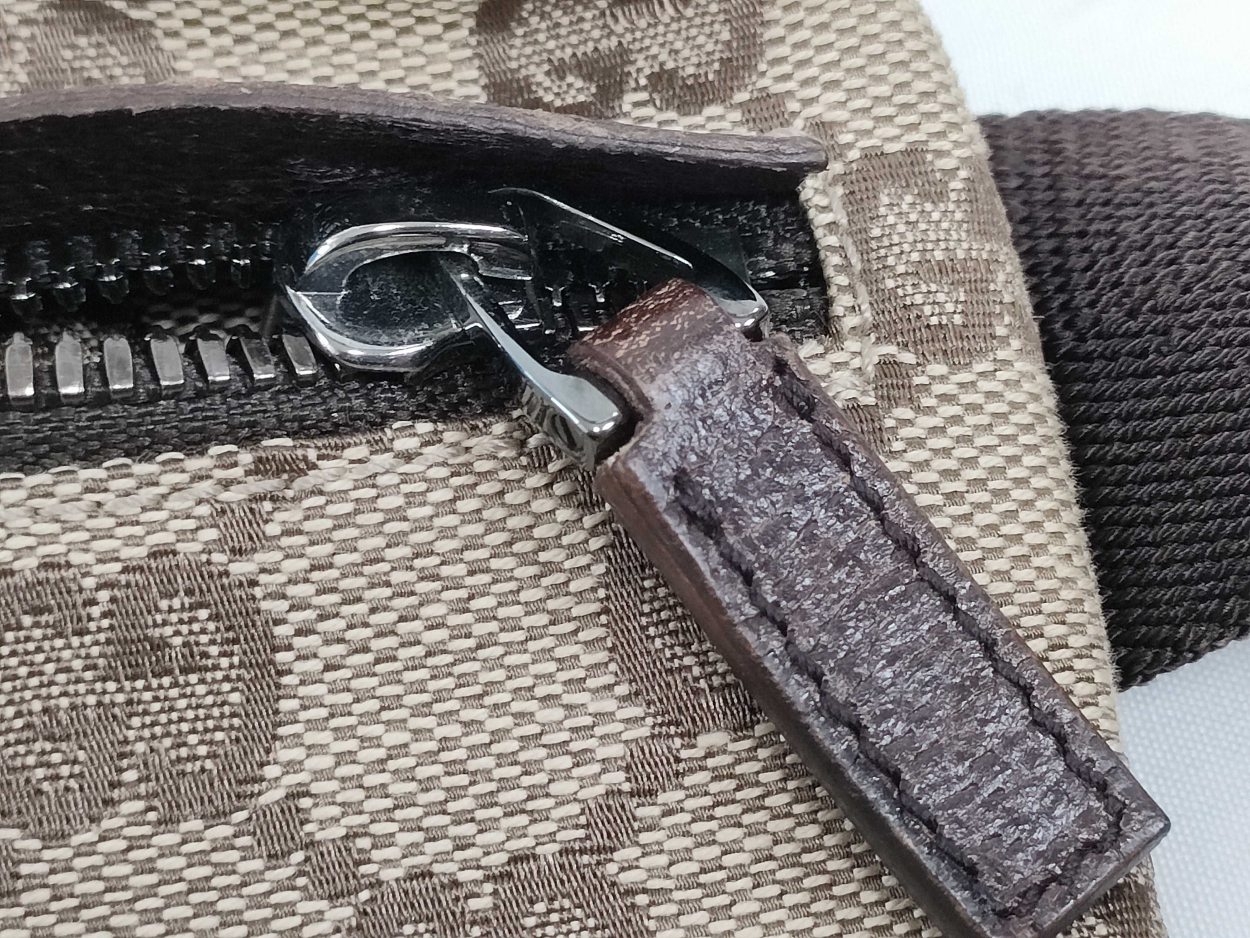GG Canvas Waist Bag, Brown, 28566 — view 14