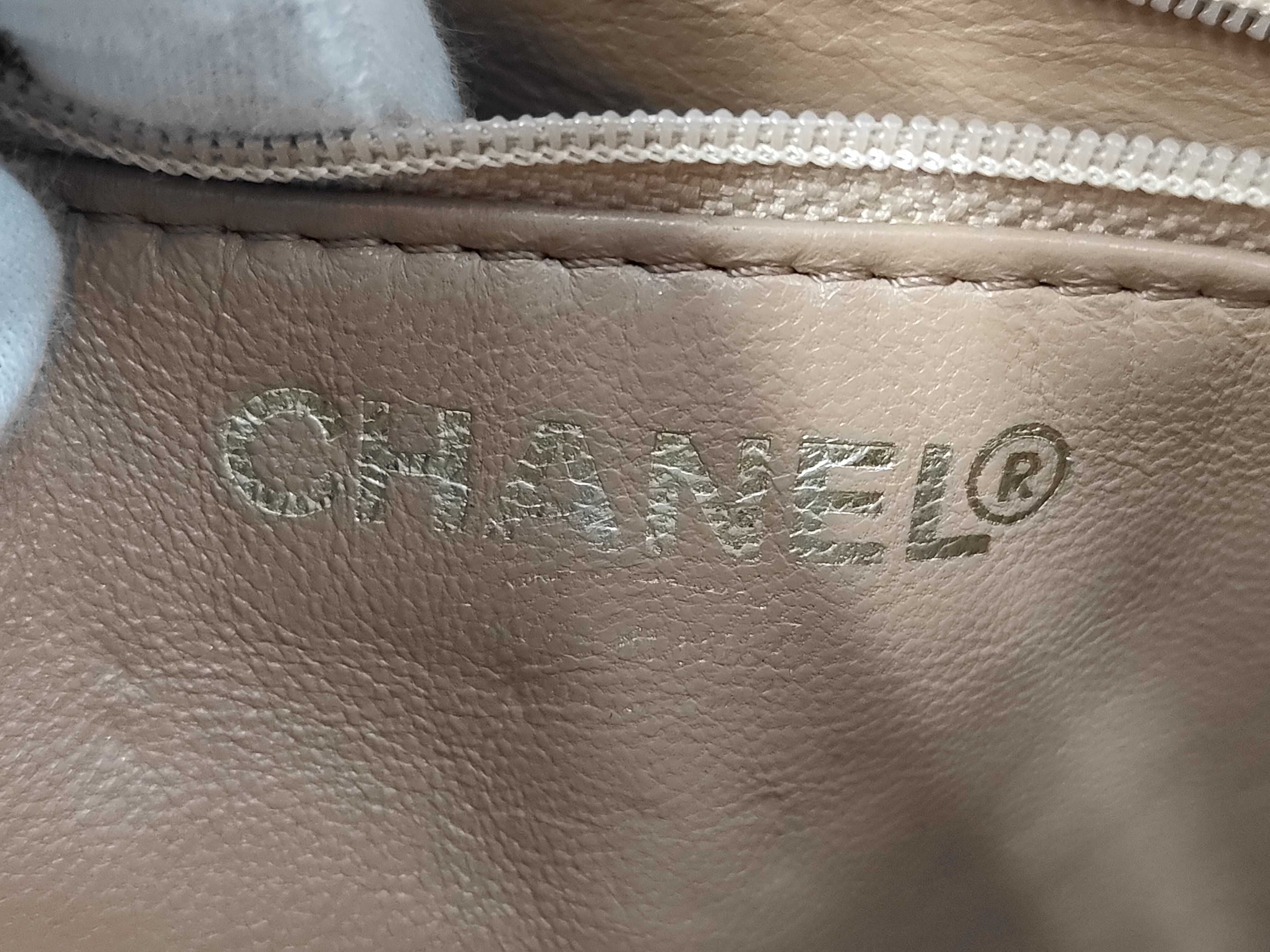 Coco Mark Chain Shoulder Bag, Caviar Leather, Beige GP Shoulder Bag — view 9
