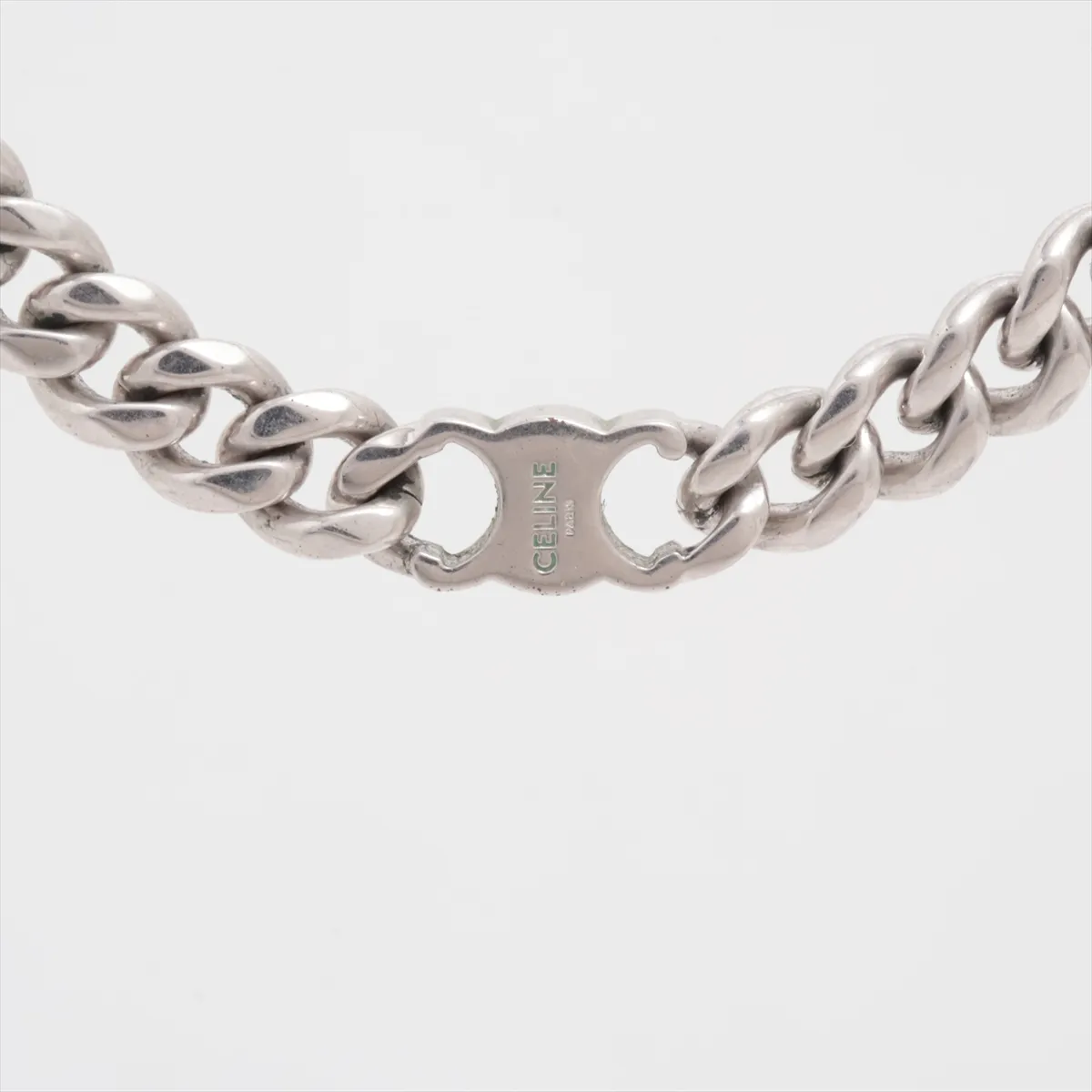 Triomphe necklace, metal, silver. Shows signs of wear, — view 3