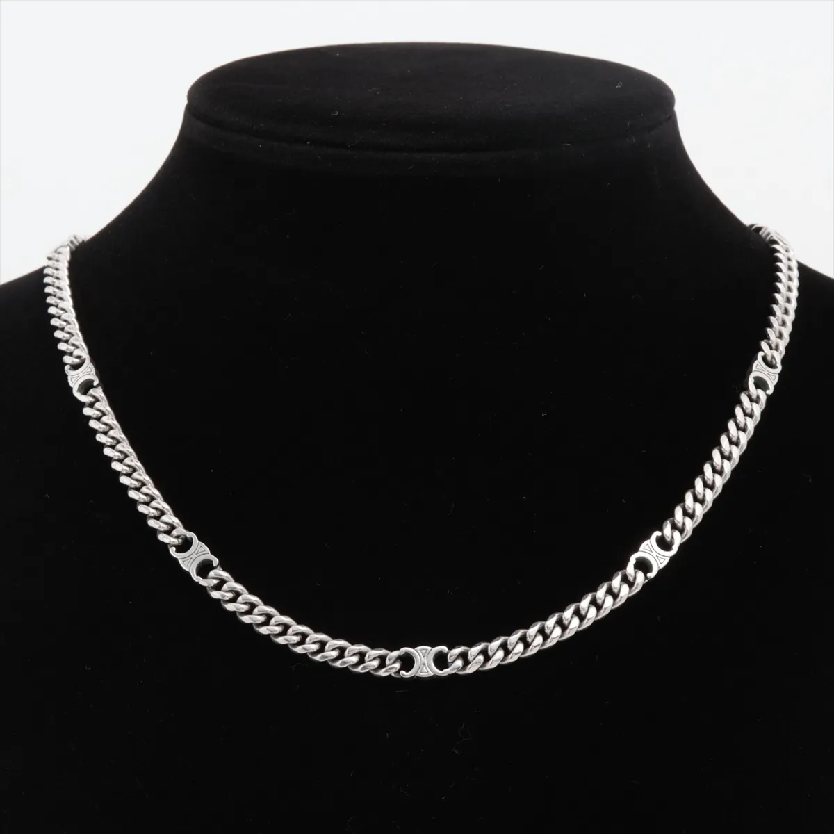 Triomphe necklace, metal, silver. Shows signs of wear, — view 6