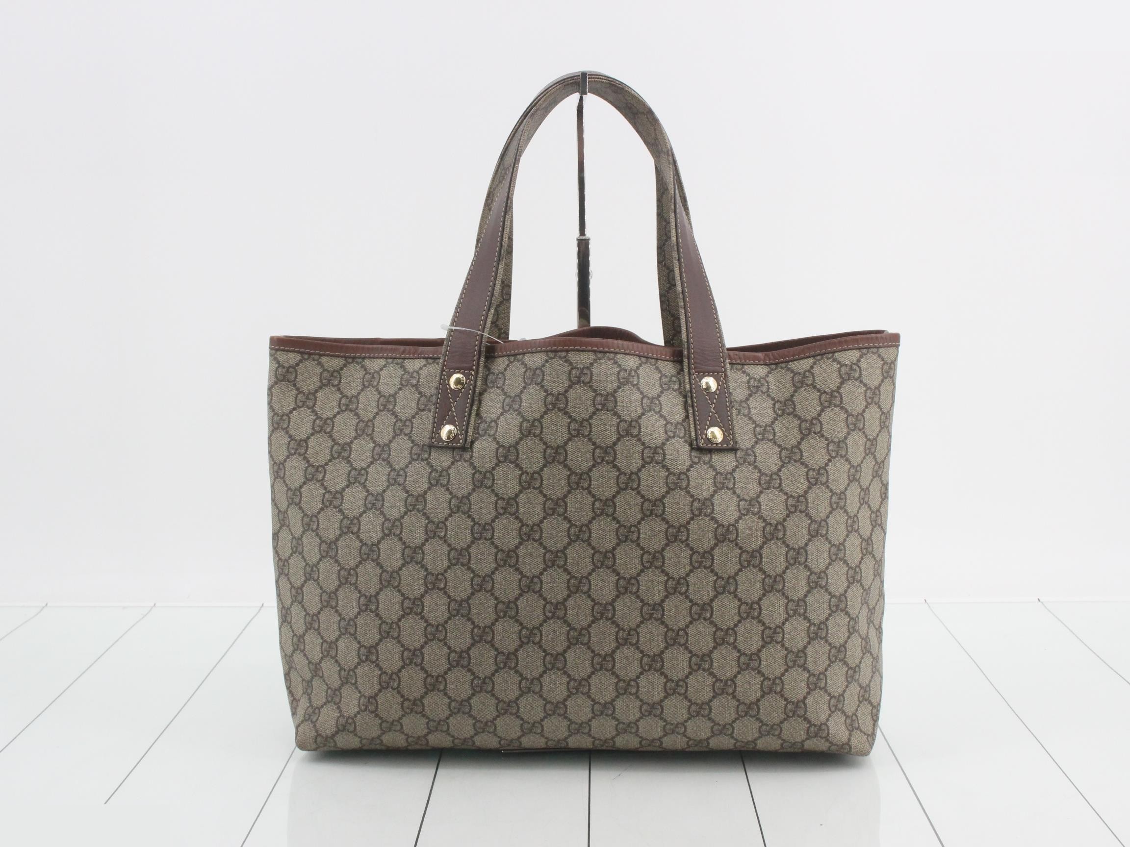 GG Plus Shopper Tote, Sherry Brown, 36 x 28 x 10 cm — view 2
