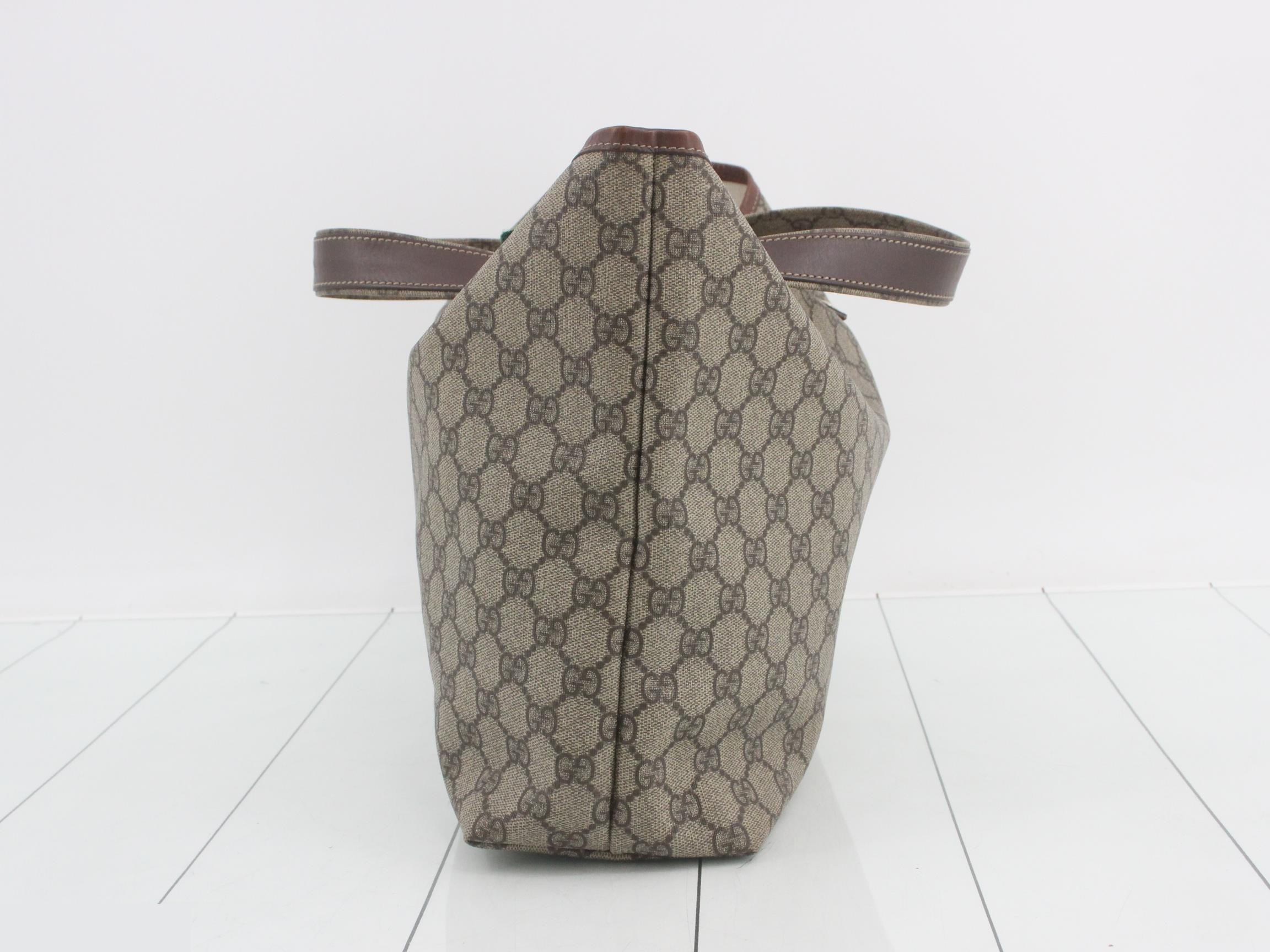 GG Plus Shopper Tote, Sherry Brown, 36 x 28 x 10 cm — view 3
