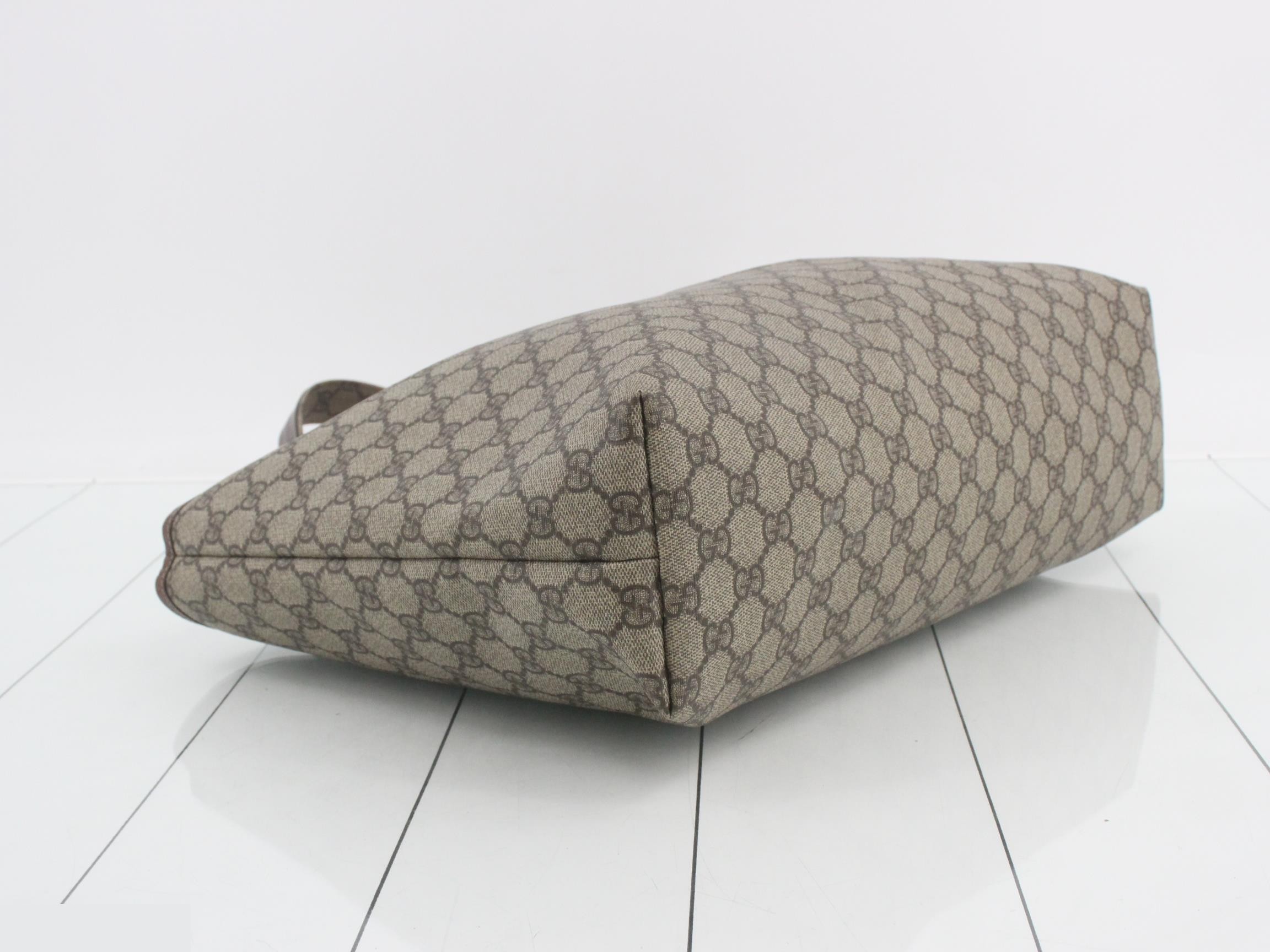 GG Plus Shopper Tote, Sherry Brown, 36 x 28 x 10 cm — view 5