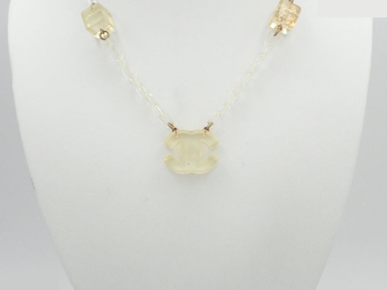Coco Mark NC Clear Ivory Plastic Neck Circumference Approx. 42cm