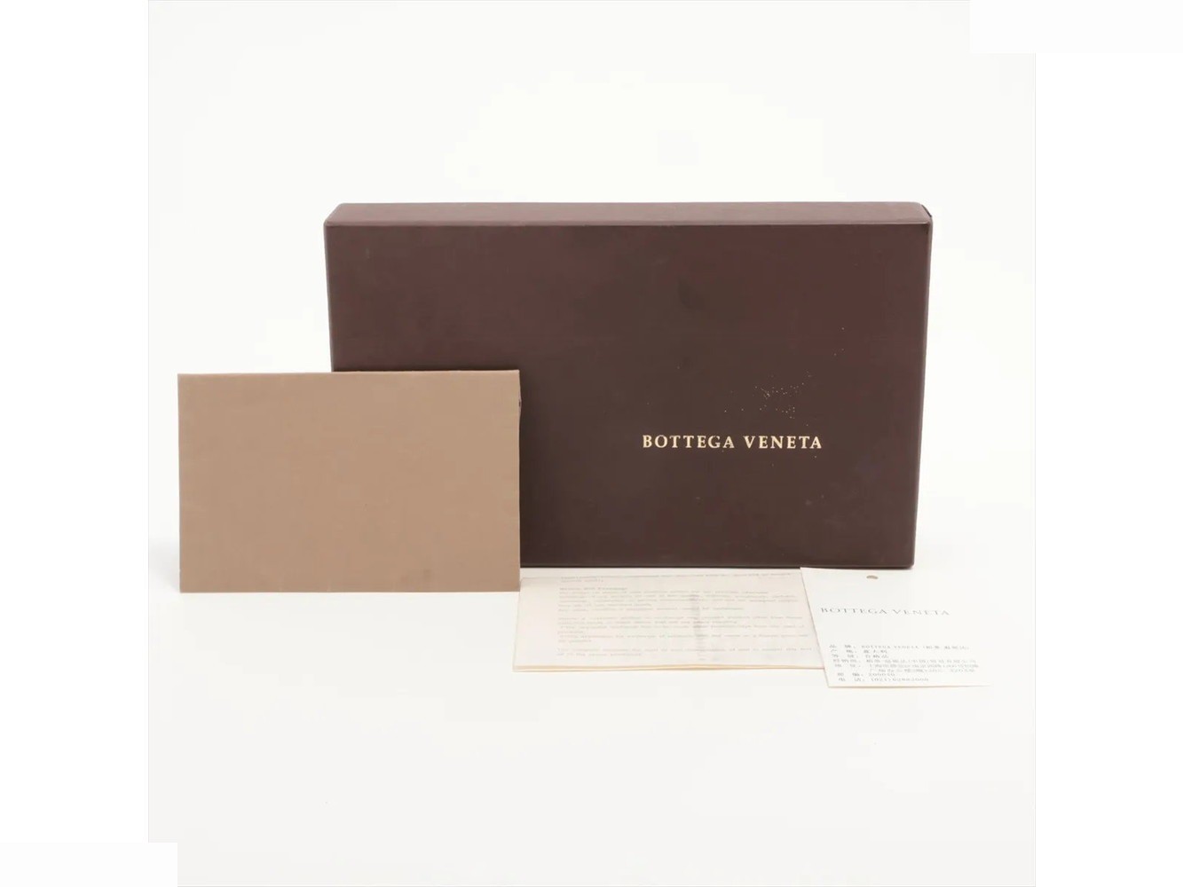 Intrecciato long wallet, bi-fold wallet, brown — view 10