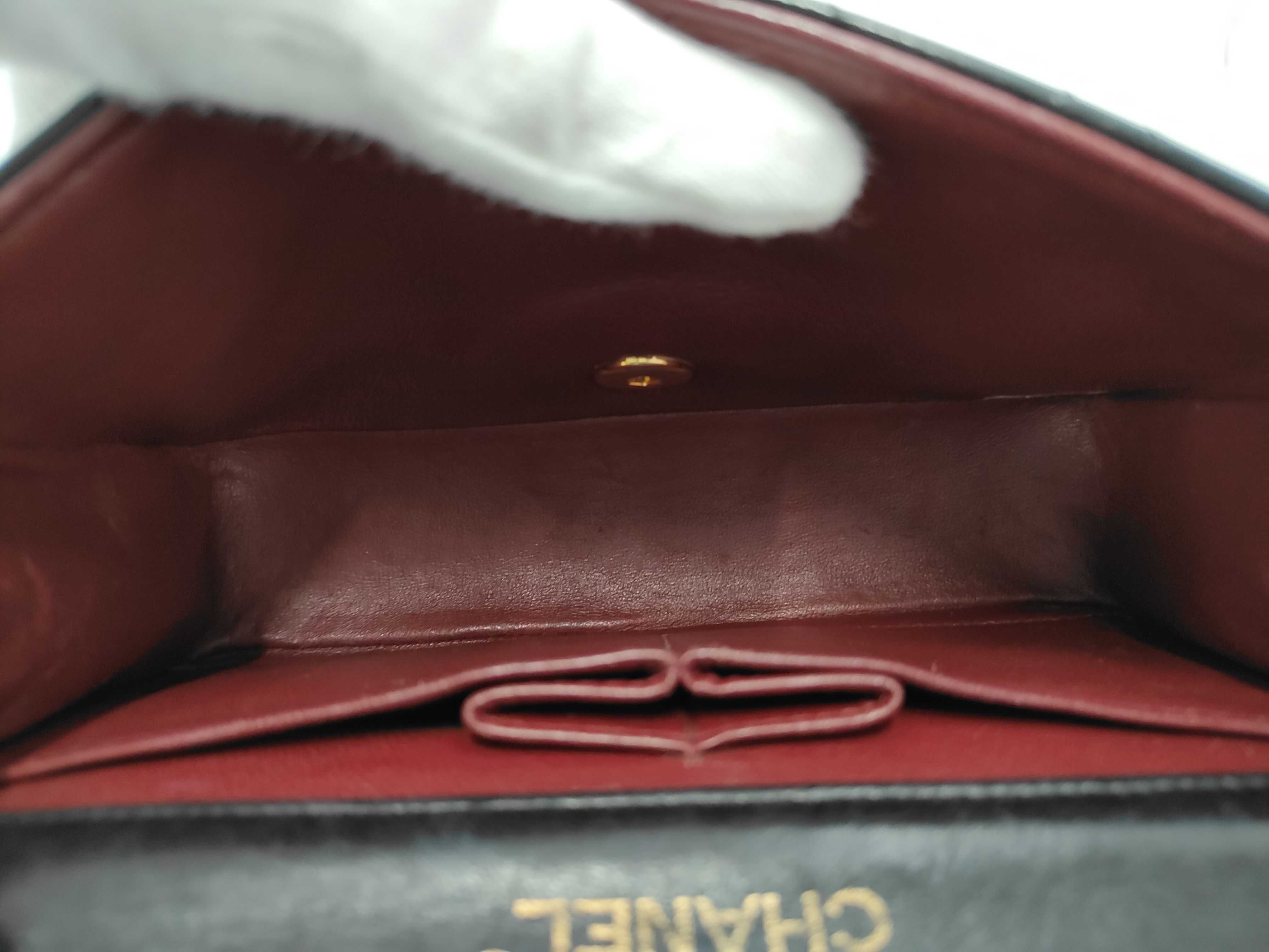 Matelassé 18 Classic Chain Shoulder Bag, Lambskin, Black, 1395807, Seal/Boutique Seal, 18x10x6cm, Shoulder strap approx. 110cm. — view 9