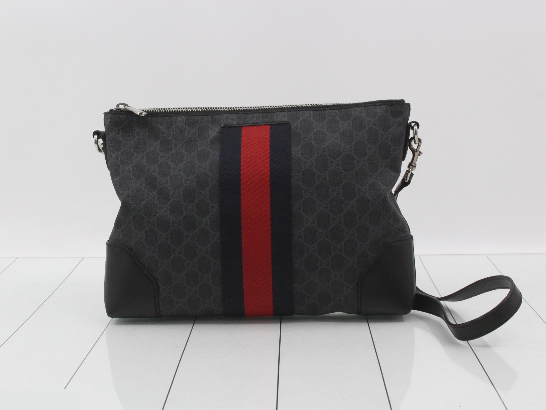 GG Supreme Web Line Shoulder Bag