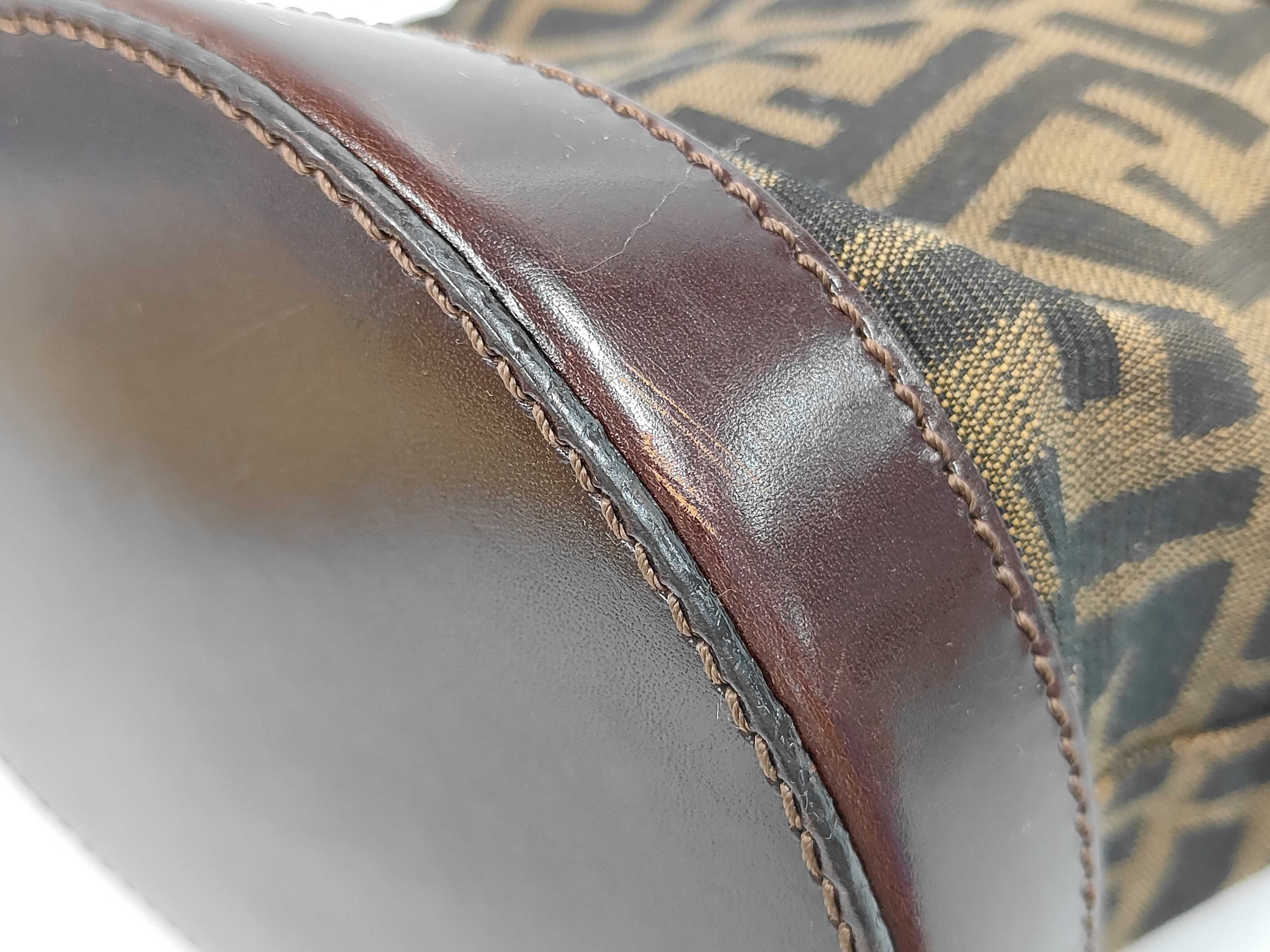 Zucca pattern cylindrical one-shoulder handbag — view 4