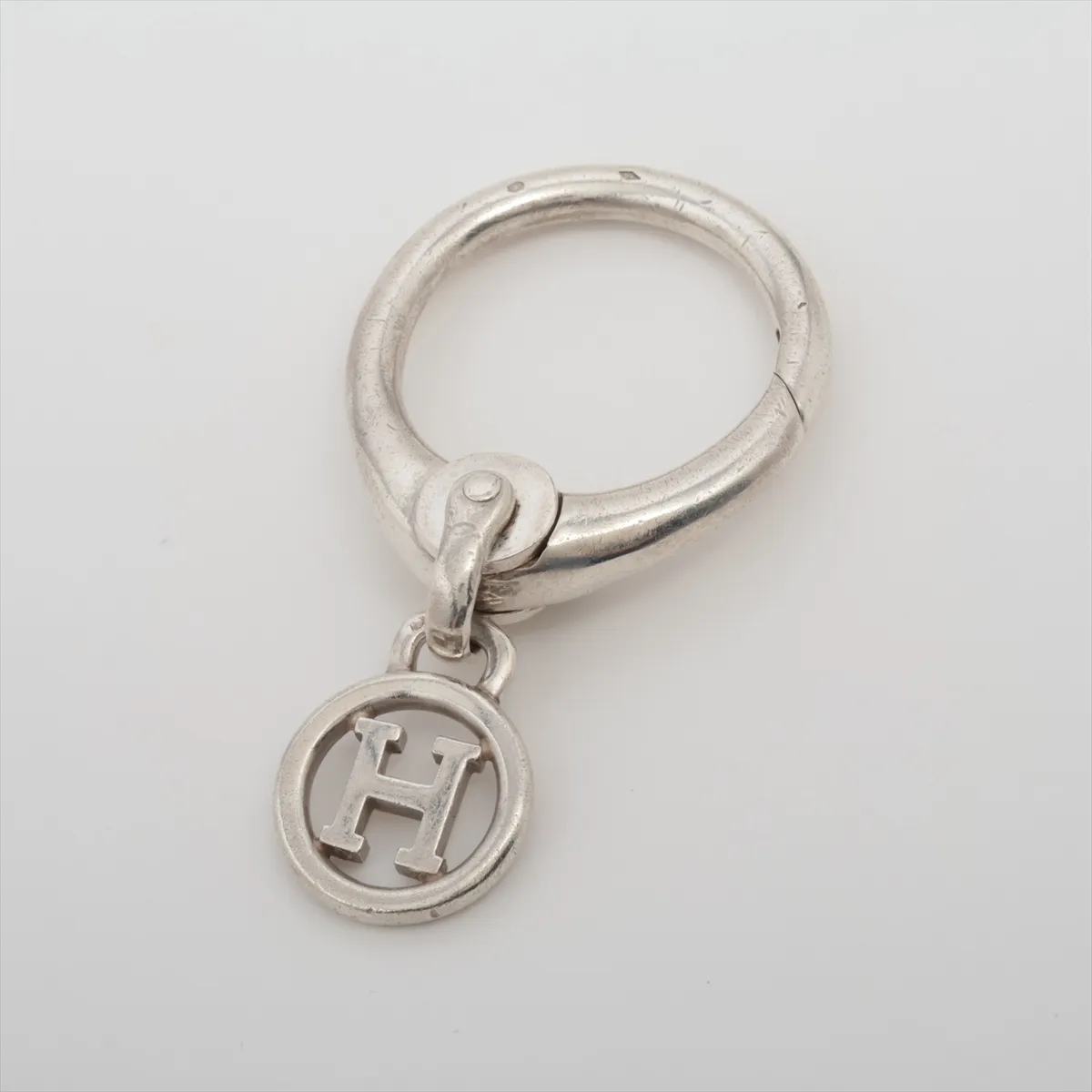 H logo key ring, 925 silver. — view 2