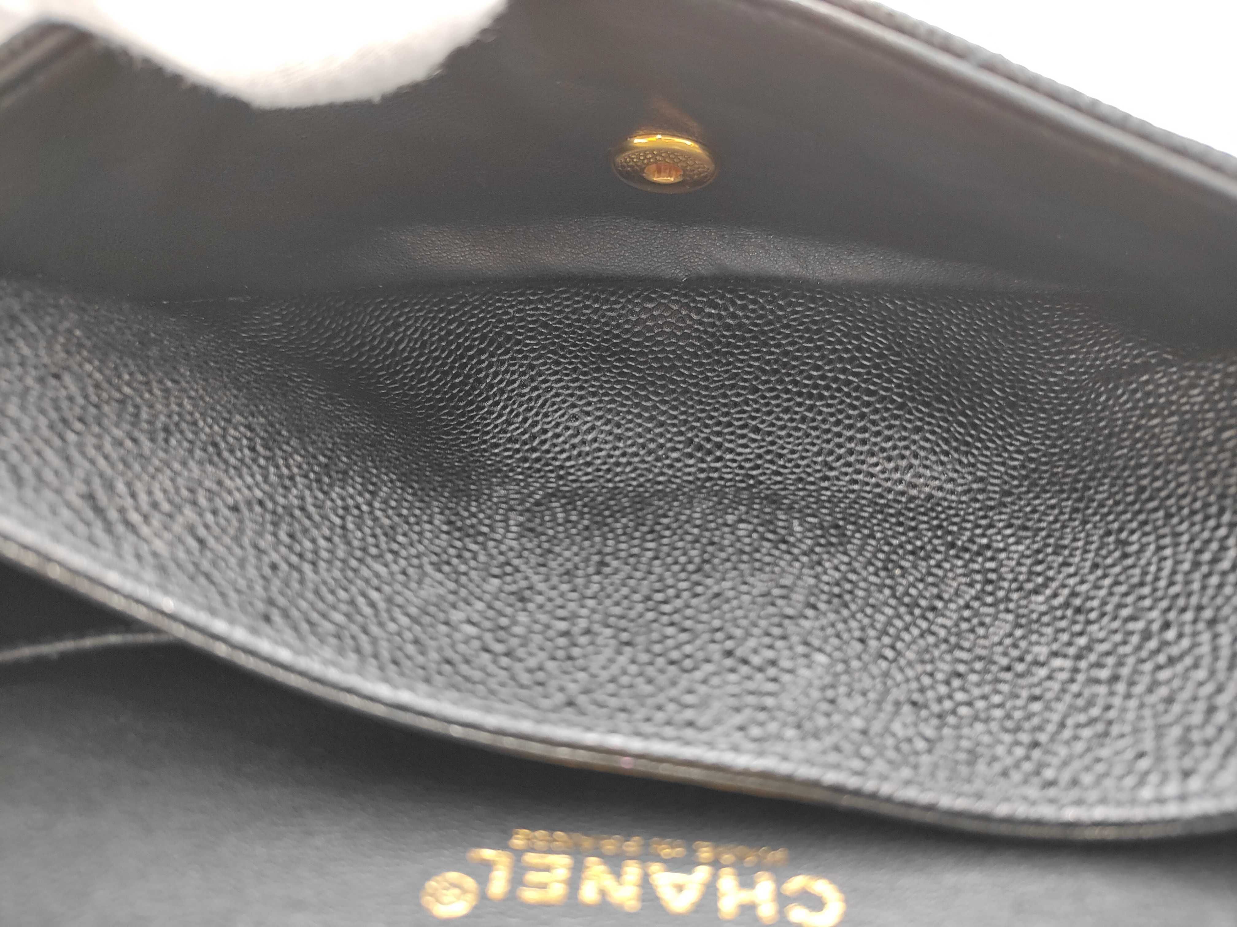 Matelassé 23 Caviar Skin Shoulder Bag 6363541 Gold Hardware — view 11