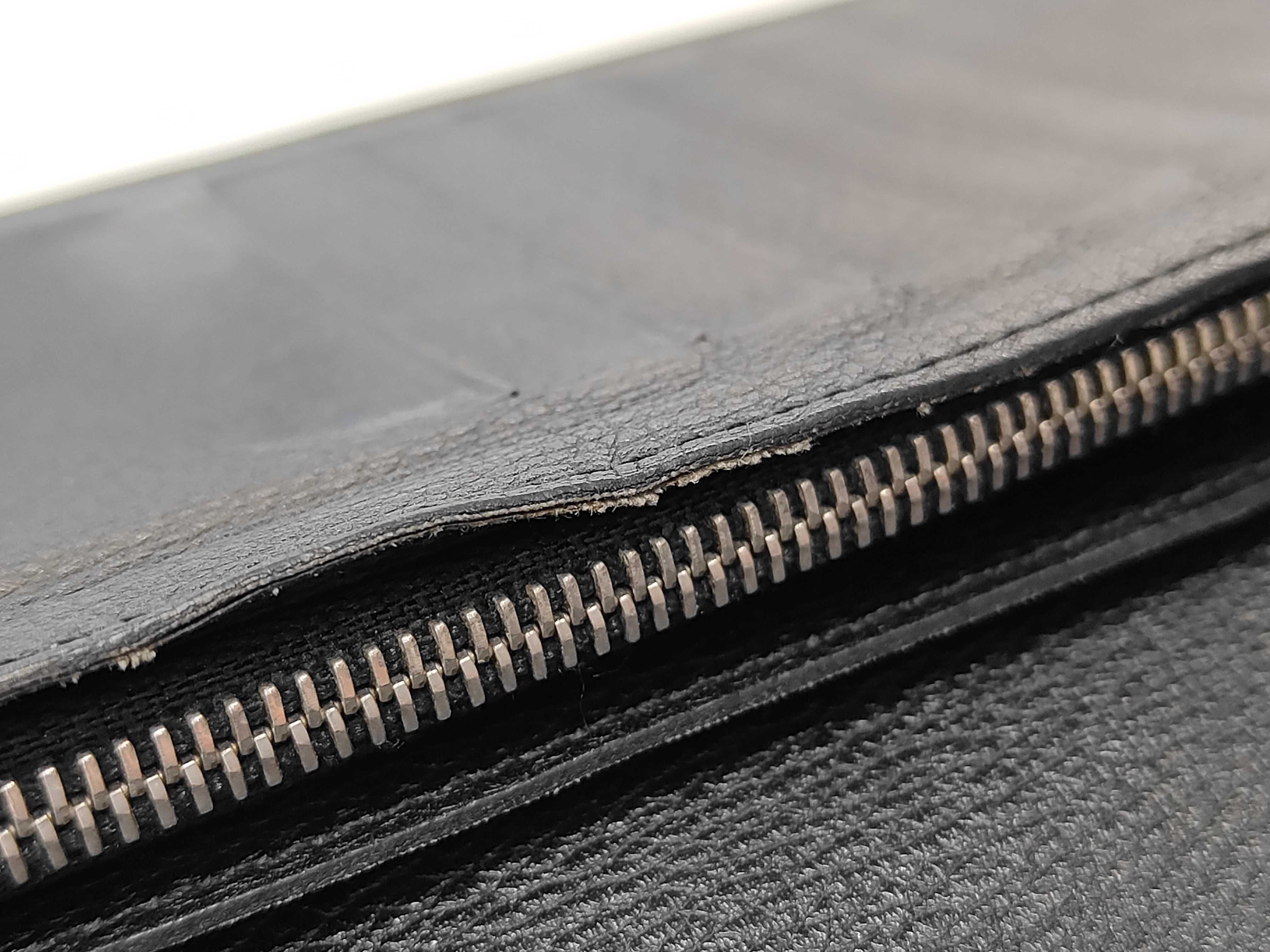 Taurillon Leather Portefeuille Brazza Black M58192 Wallet — view 8