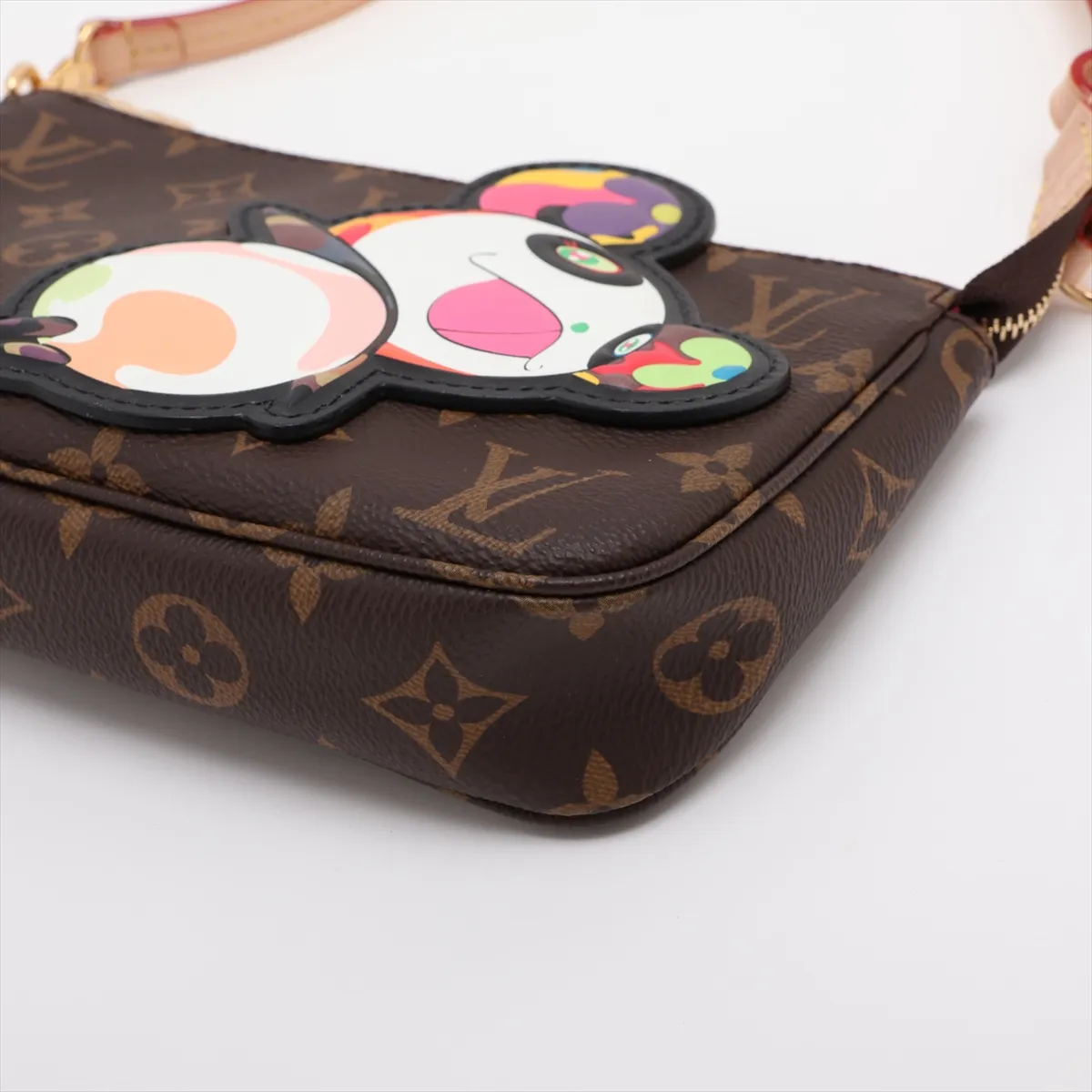 x Takashi Murakami LV x TM Pochette Accessoires M13440 Brown (RFID detected) — view 3